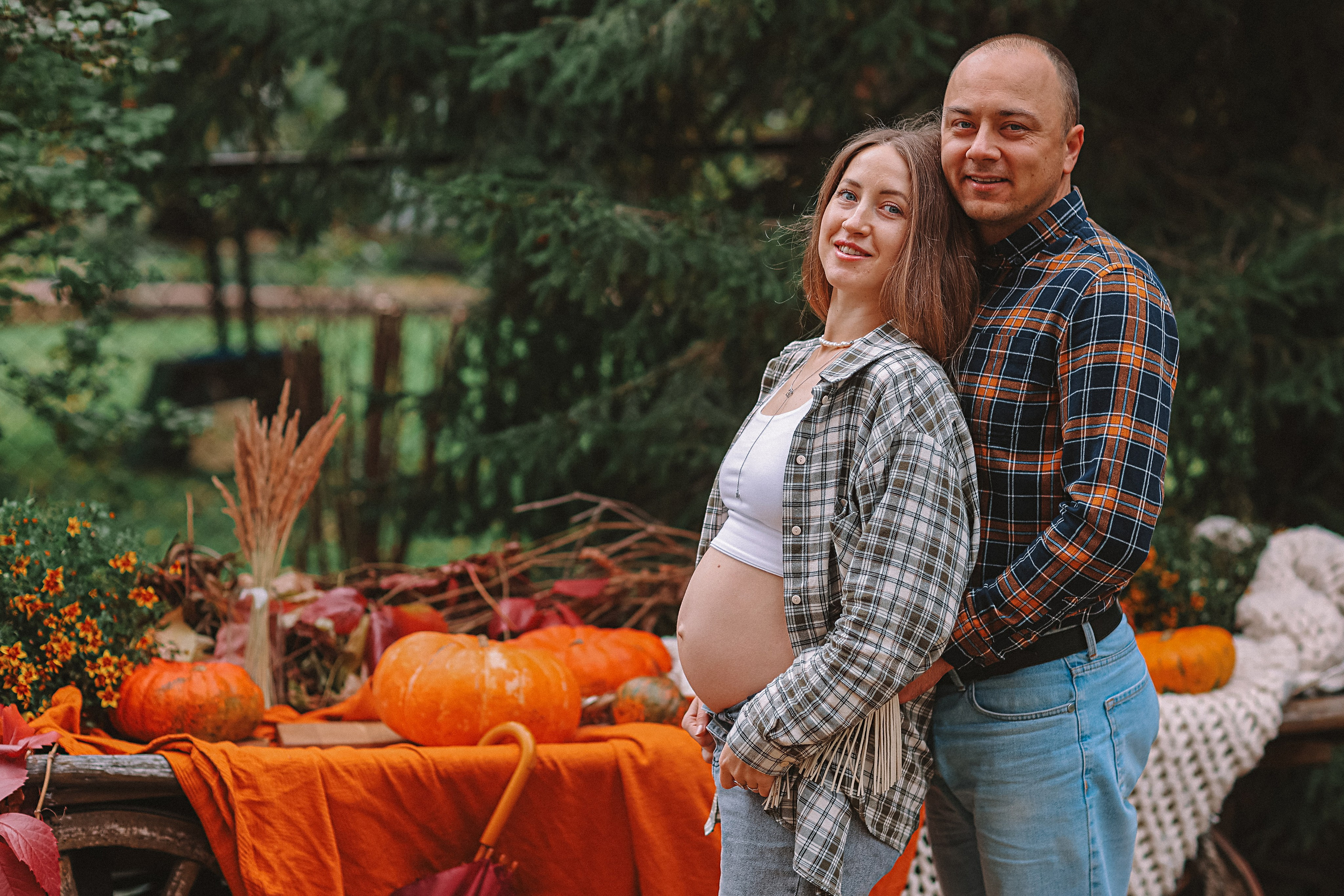 Тыквы. Семейный фотограф Тюмень, фотограф на роды Салмина Мария