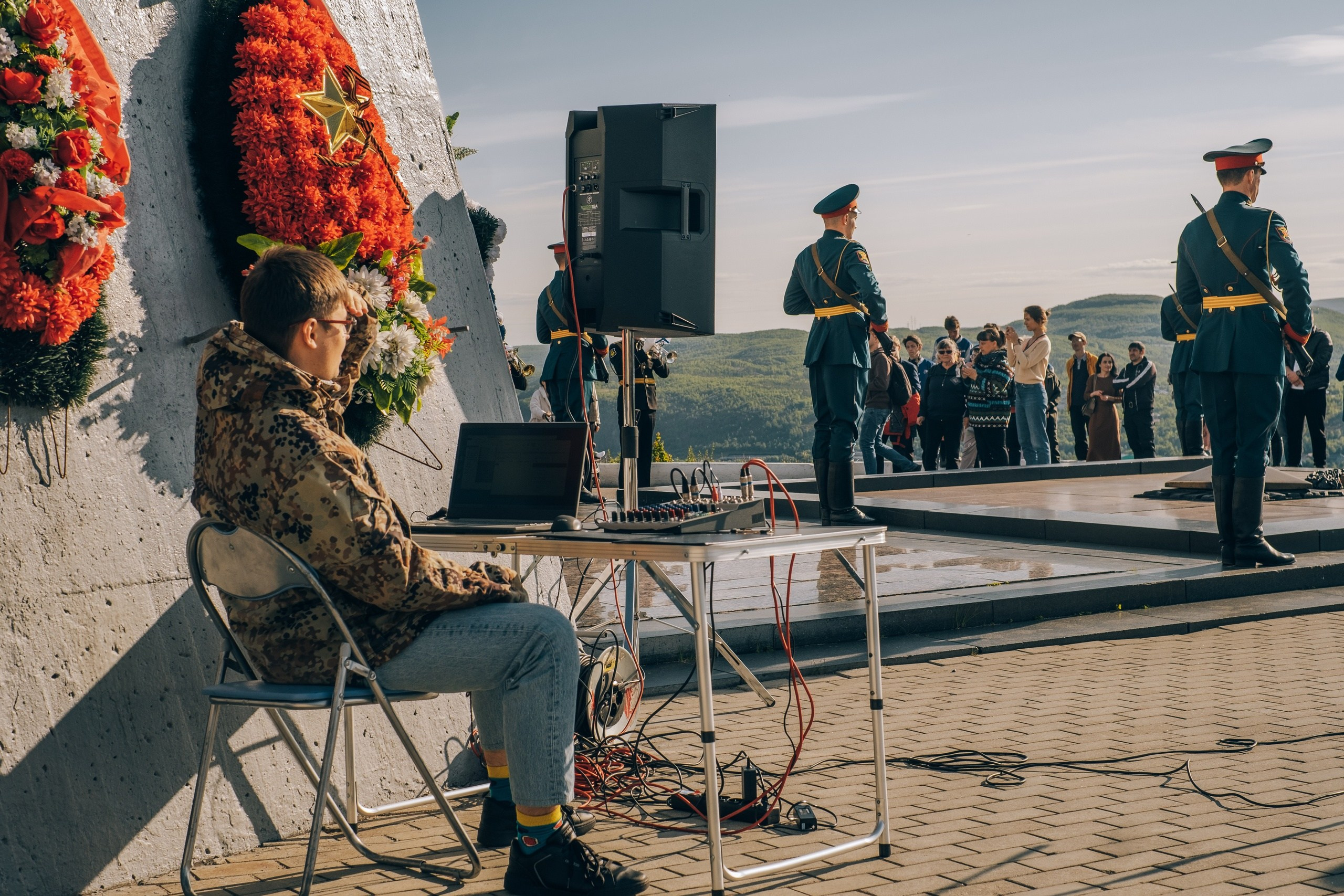 Репортаж церемонии «Путь Победы». Фотограф в Мурманске Полина Аленовская