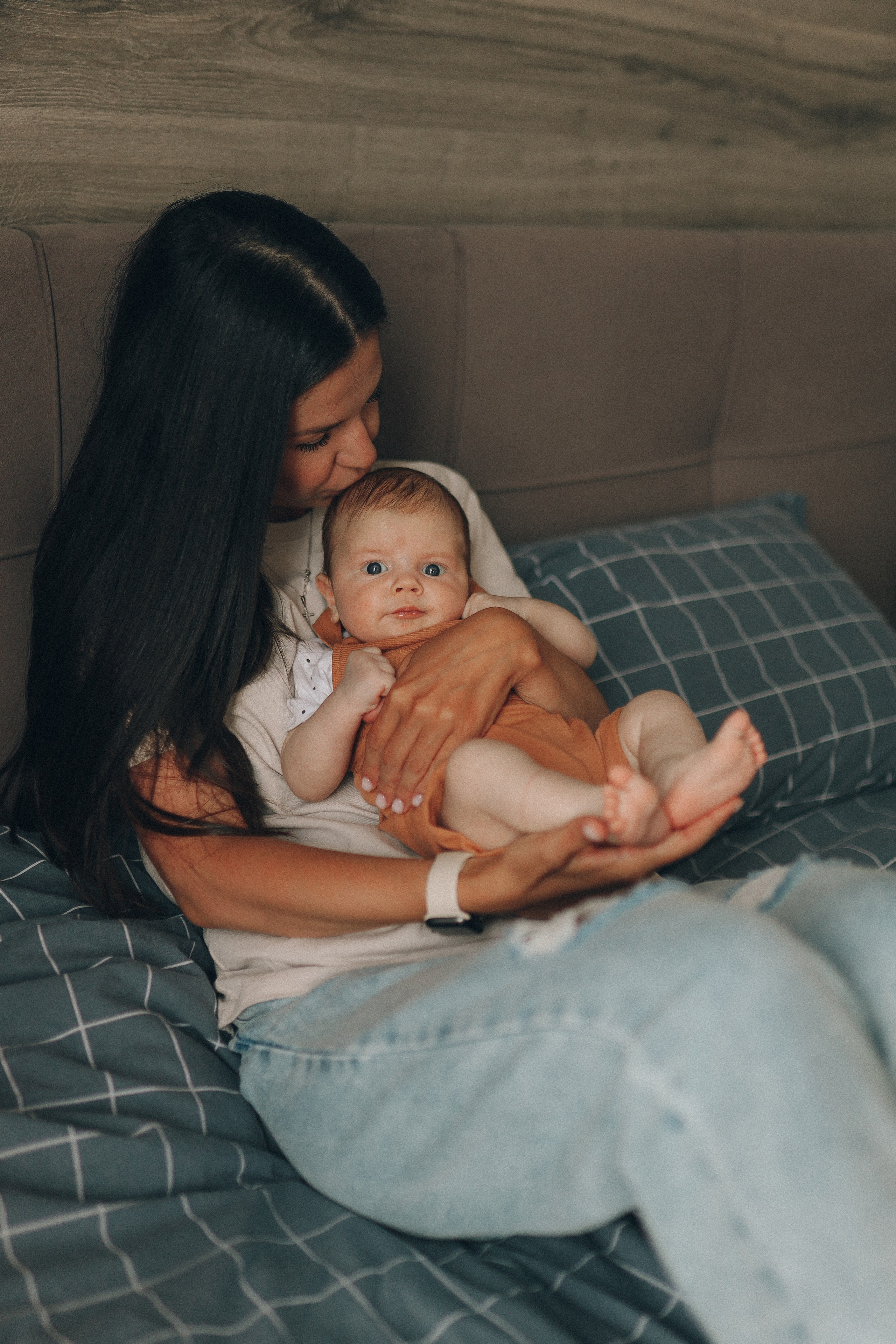 Домашняя фотосессия с малышом. Семейный фотограф Екатеринбург Черепанова Олеся