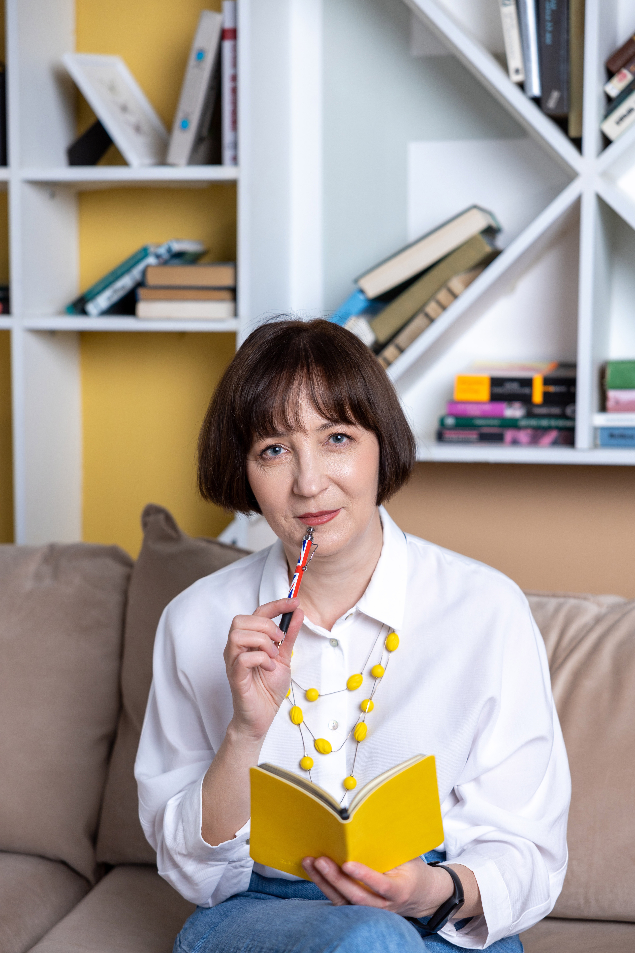 Контент-фотосессия для репетитора по английскому языку. Репортажный и студийный фотограф в Москве — Софи