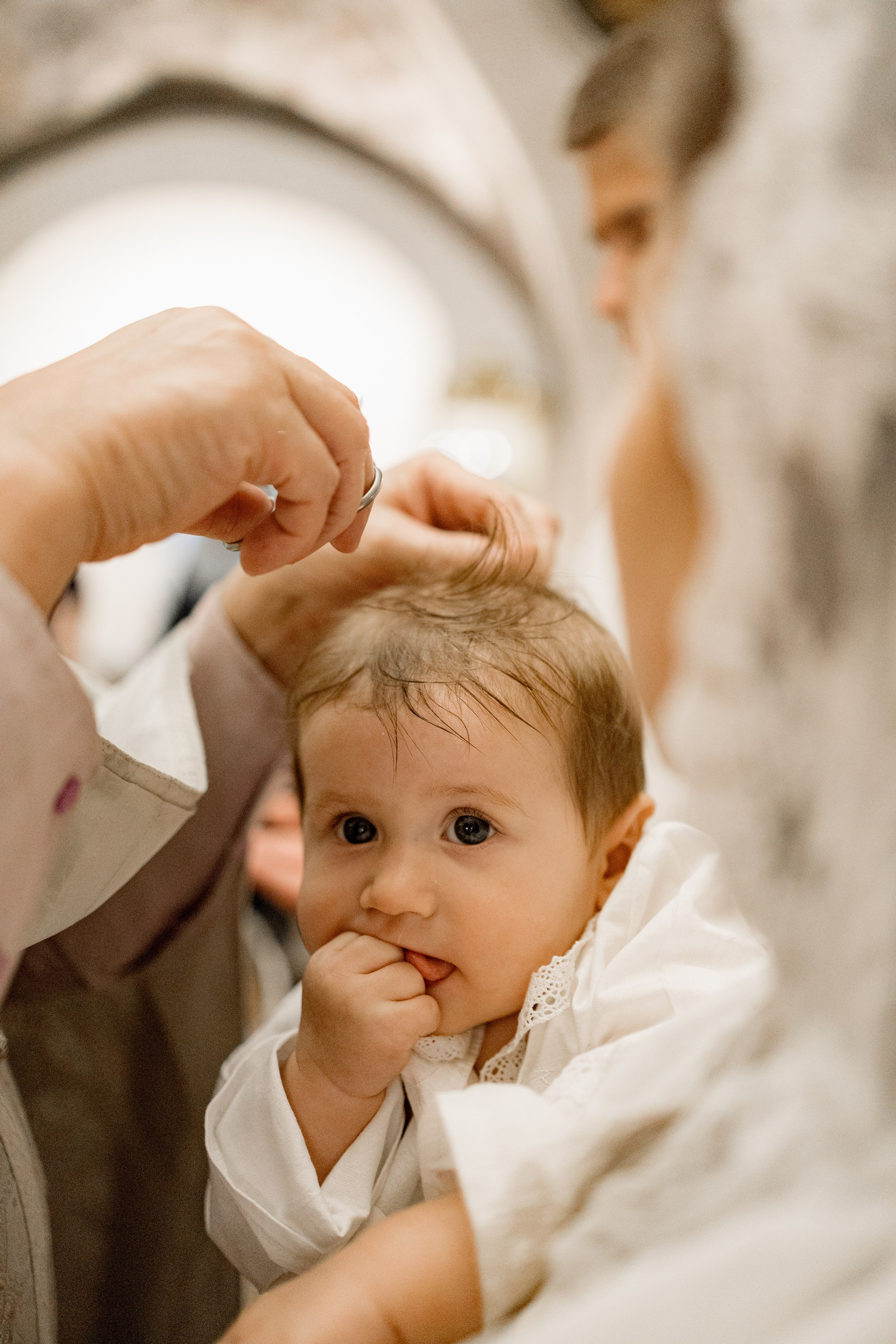 Таинство Крещения Макара. Фотограф новорождённых Newborn Москва