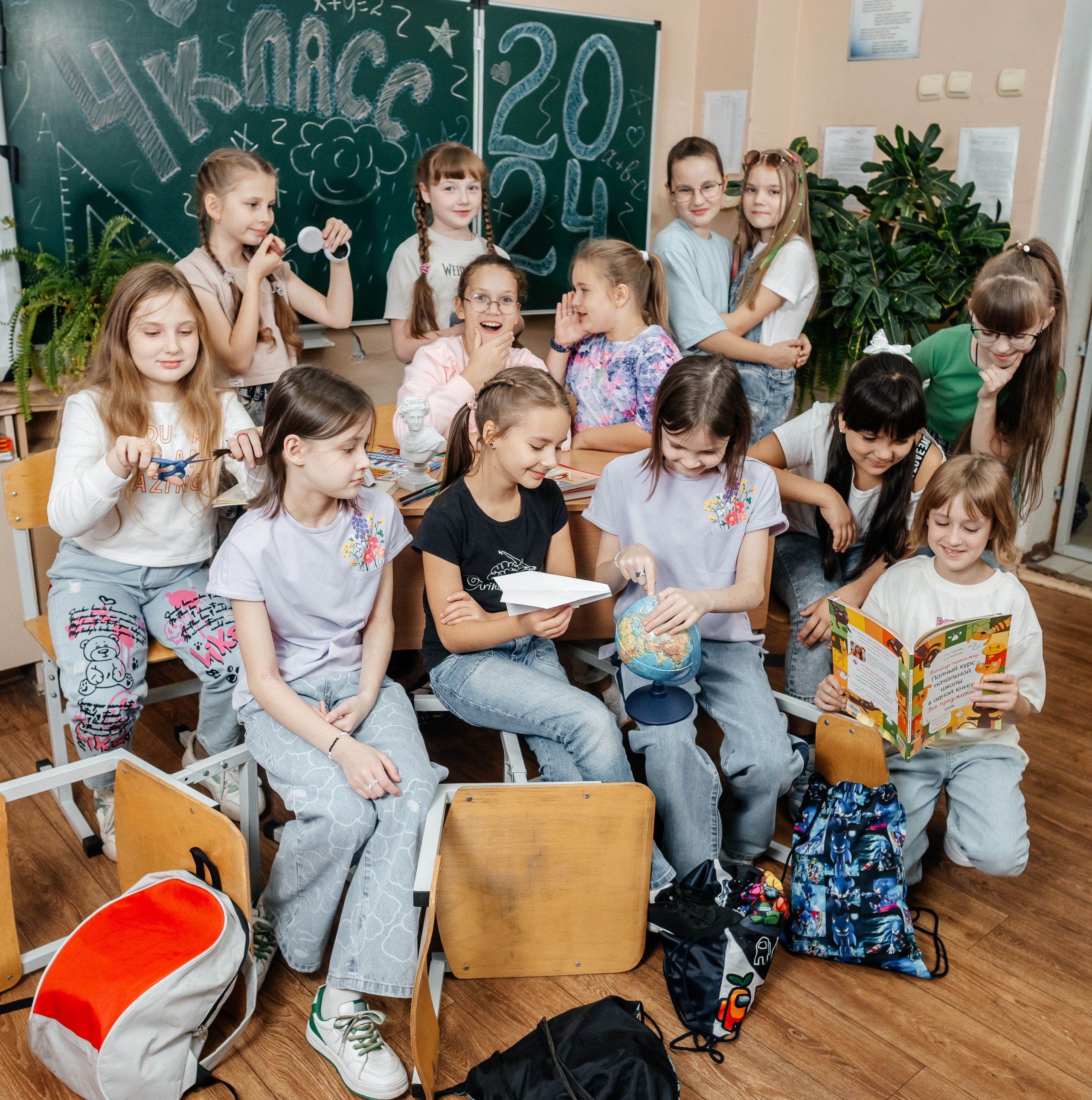 4 кл сьемка в Школе. Ольга Плаксина фотограф в Саратове