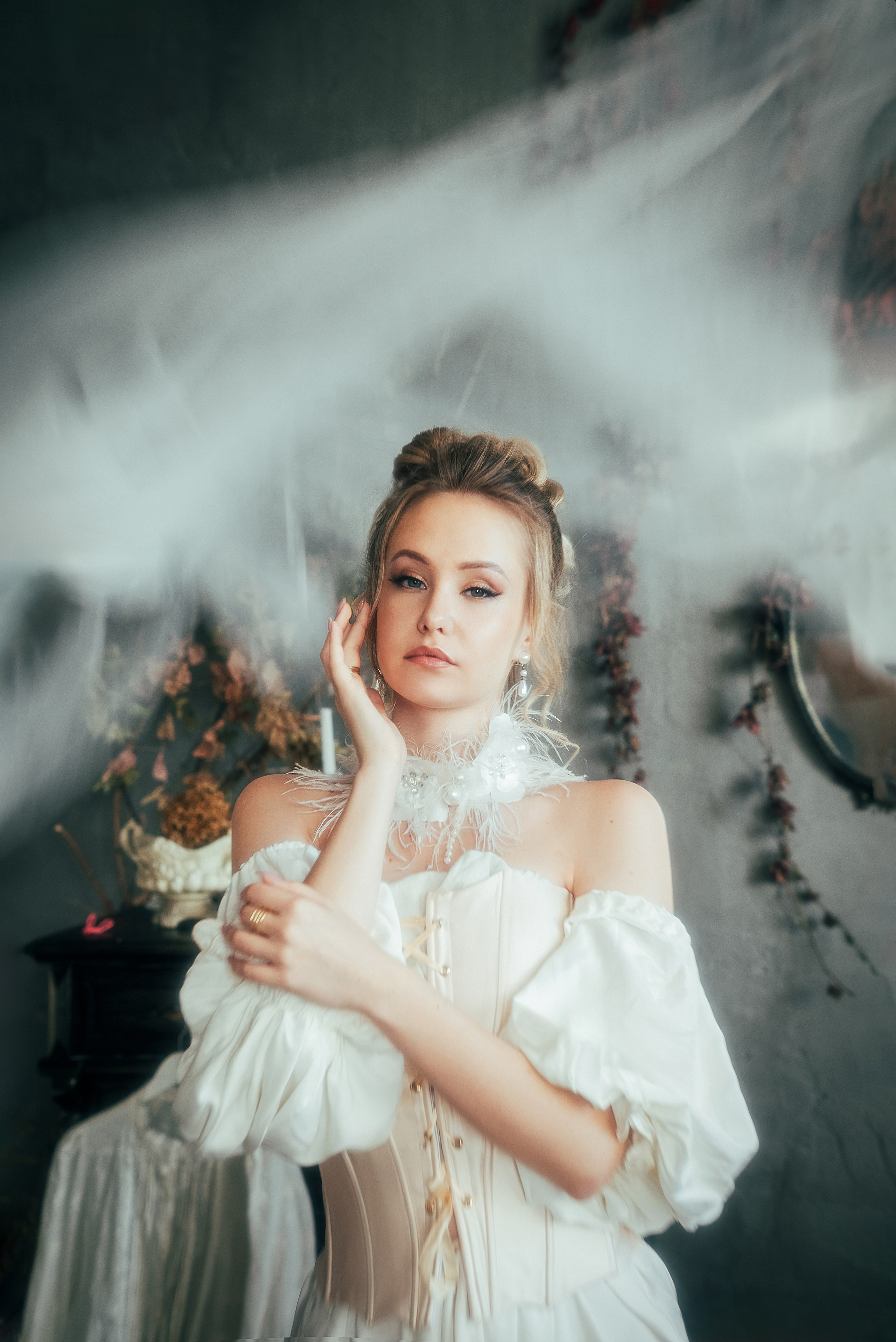 Фотосессия с дымом античном стиле Кемерово