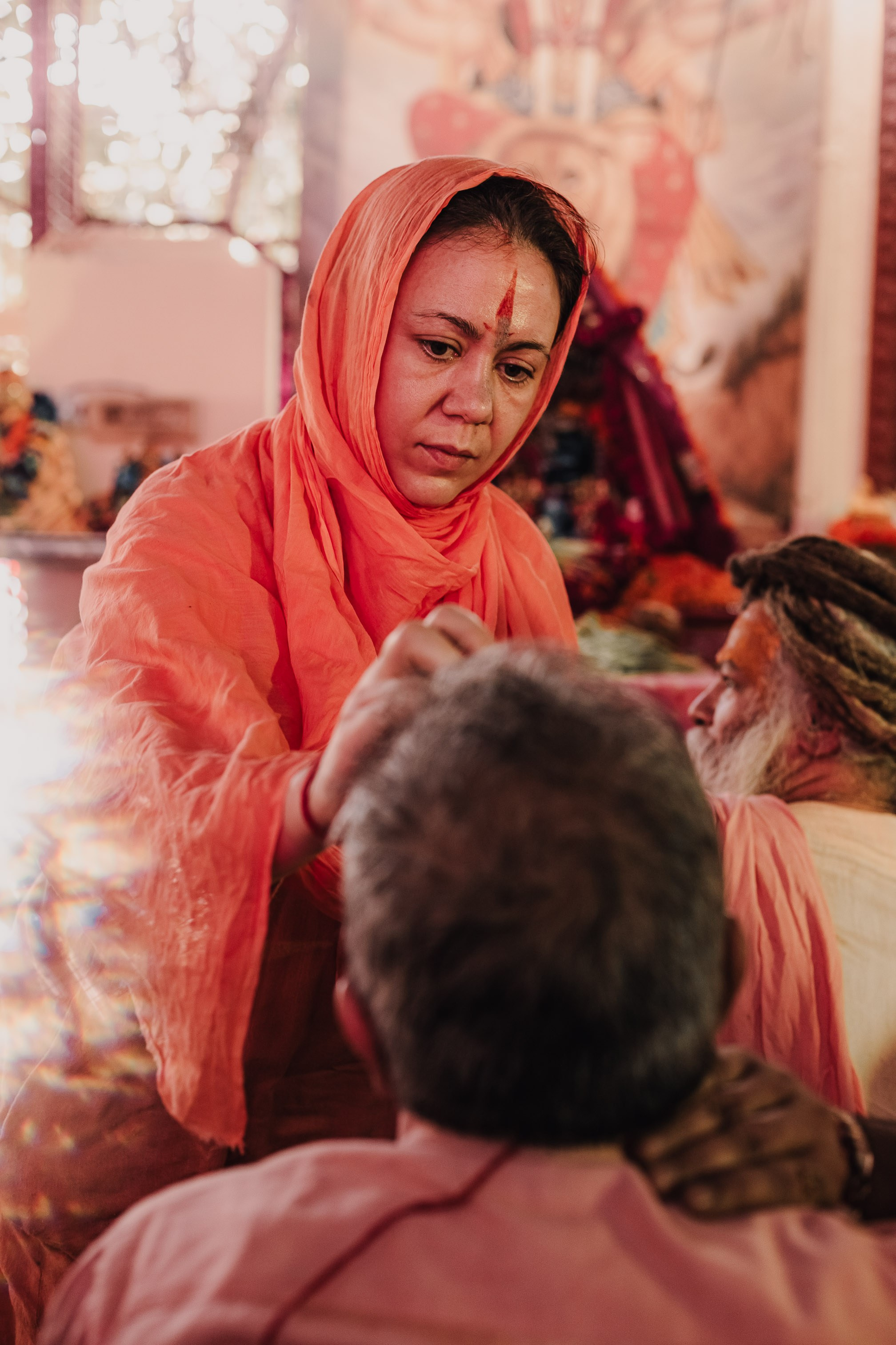 Navaratri yajna at Devraha Baba Ji ashram. Мариам Багдасарян