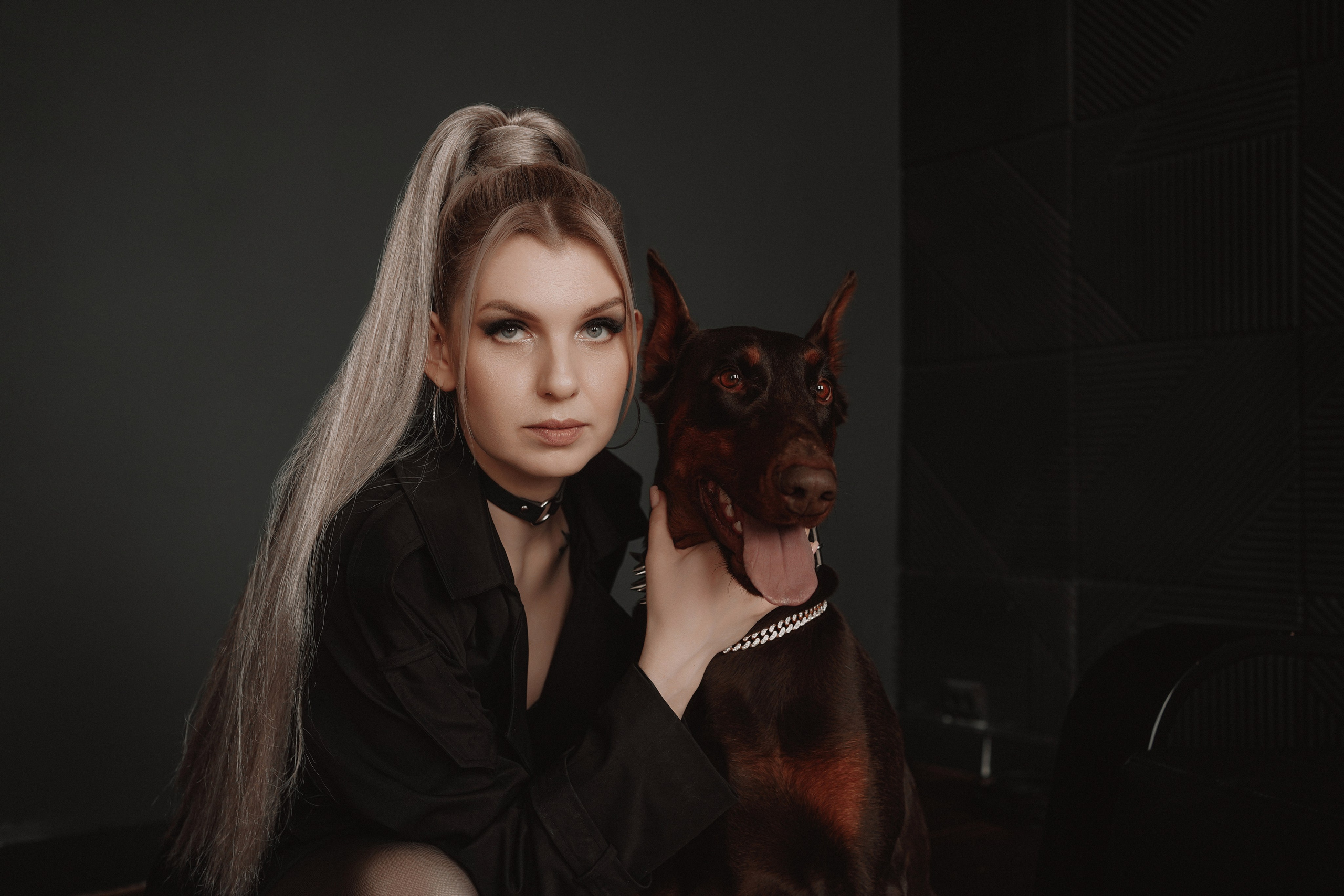 Фотосессия с собакой в Ростове-на-Дону. Женский фотограф Алёна Чёботова. Свадебный фотограф в Ростове-на-Дону. Таинство Крещения и Венчания, семейные фотосессии. Алёна Чёботова