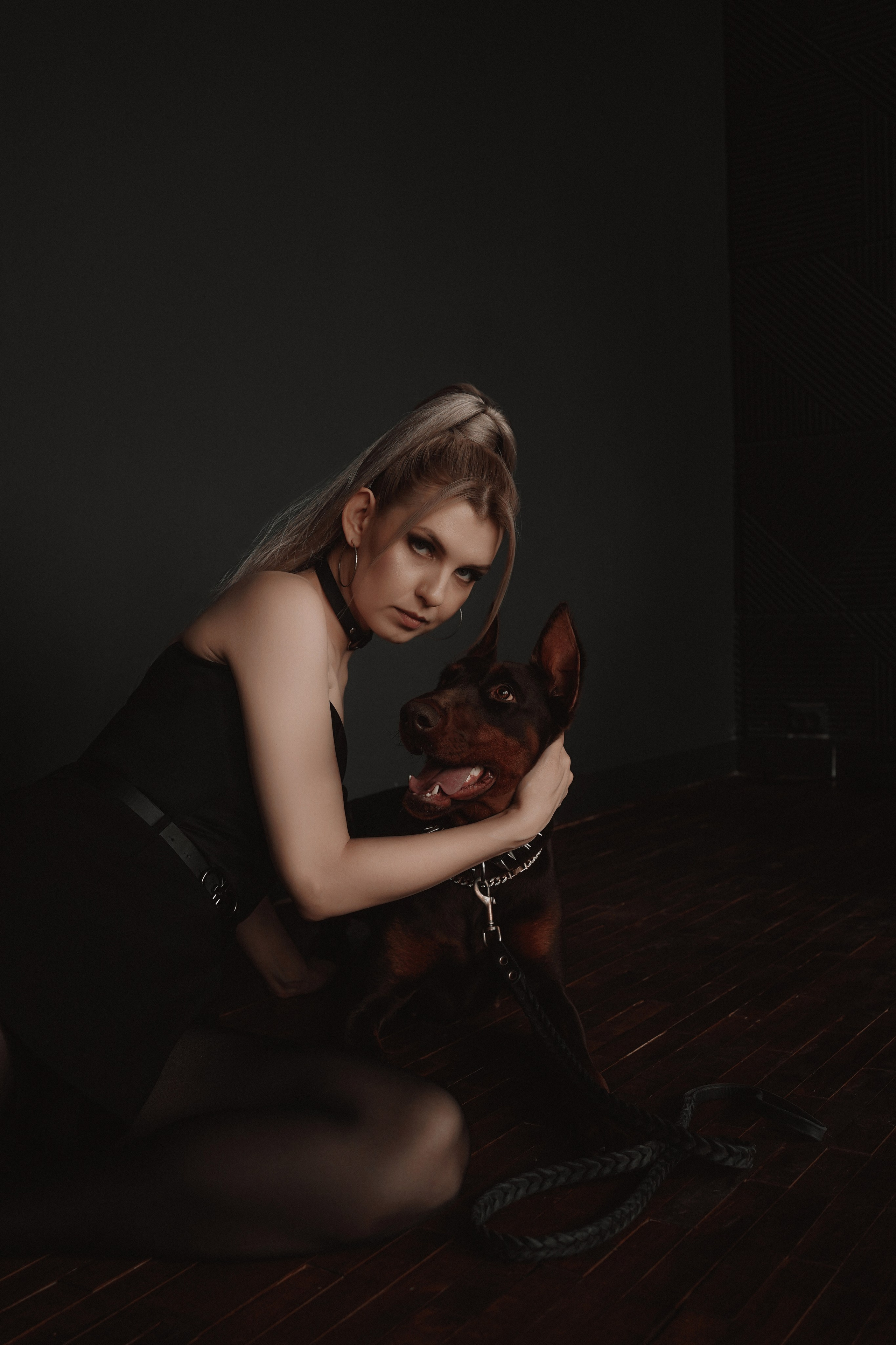 Фотосессия с собакой в Ростове-на-Дону. Женский фотограф Алёна Чёботова. Свадебный фотограф в Ростове-на-Дону. Таинство Крещения и Венчания, семейные фотосессии. Алёна Чёботова