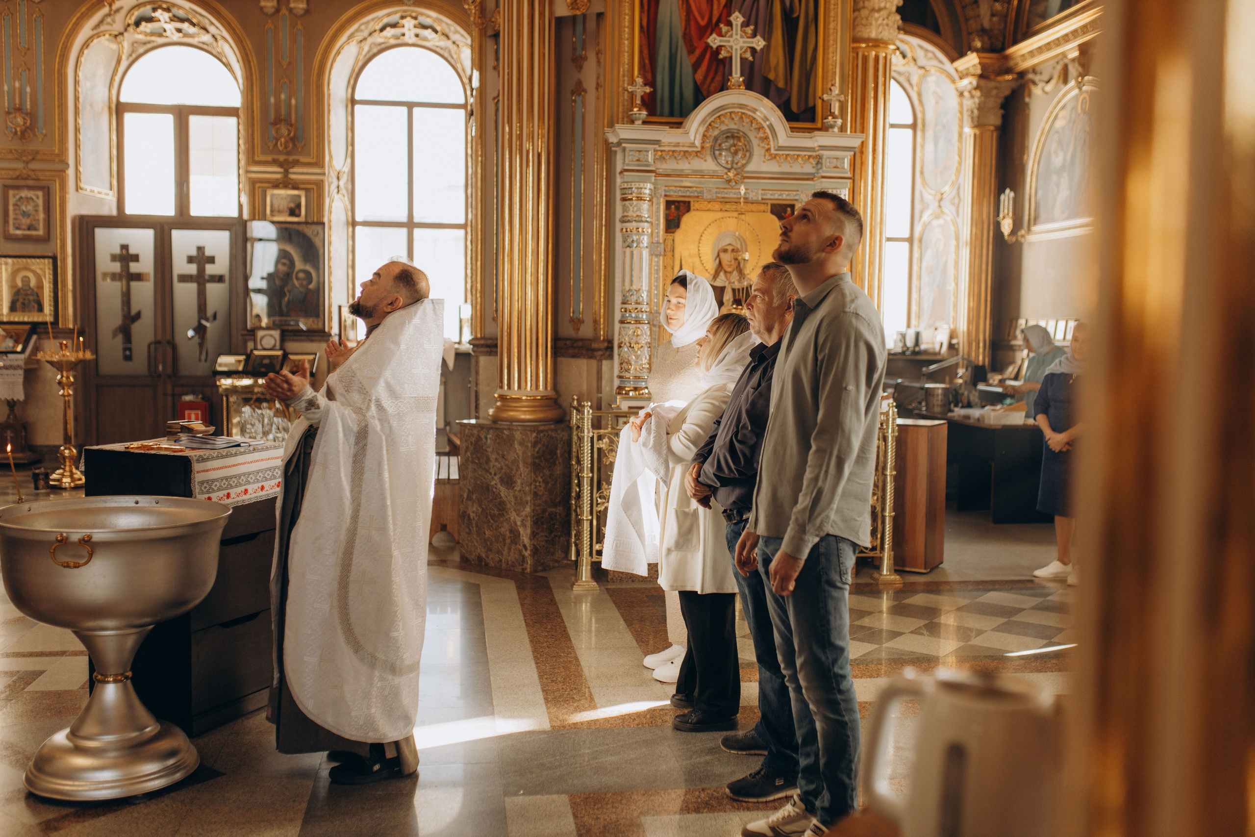 Храм Большая Валяевкка, таинство Савелия. Фотограф Пенза/Сердобск
