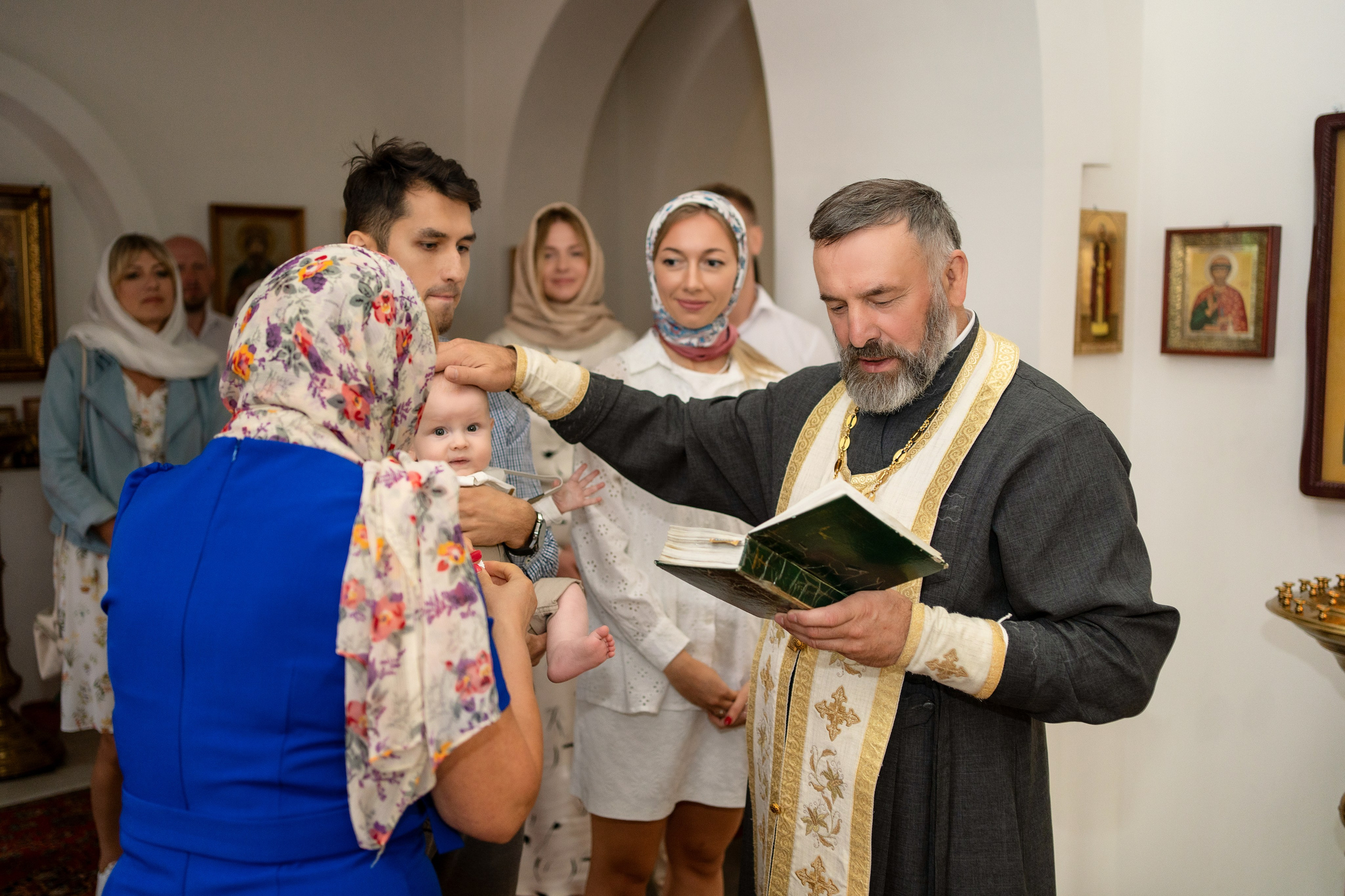 Крещение Бориса. Семейный и свадебный фотограф Минск, Беларусь Анна Орловская