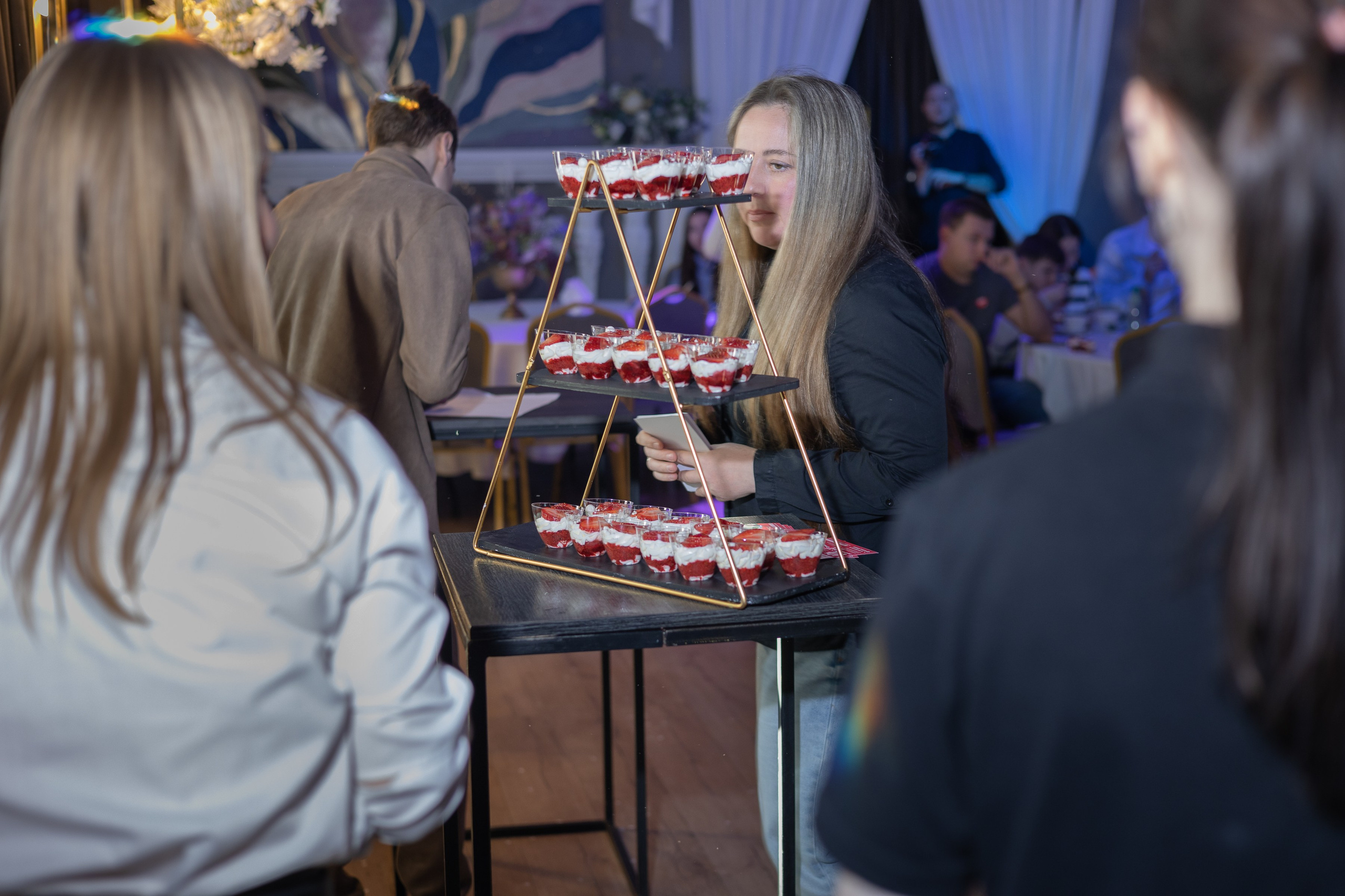 Свадебное чаепитие для молодоженов