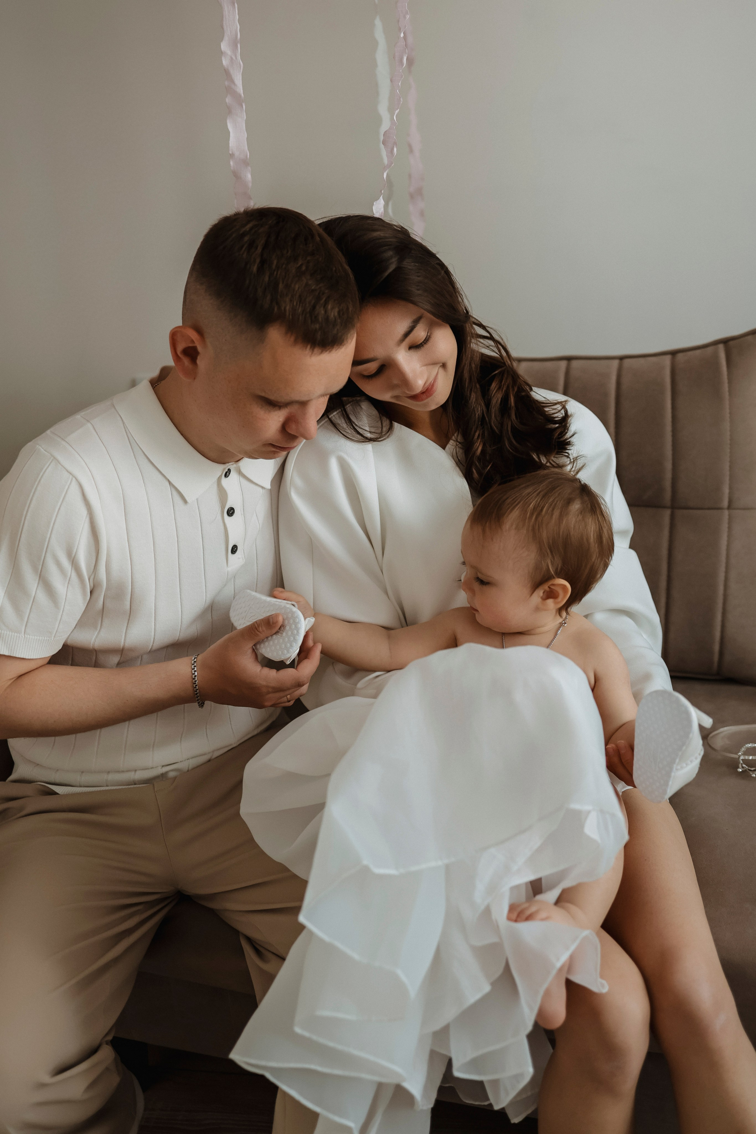 Домашняя фотосессия в честь годика. Фотограф Ксения Стужина