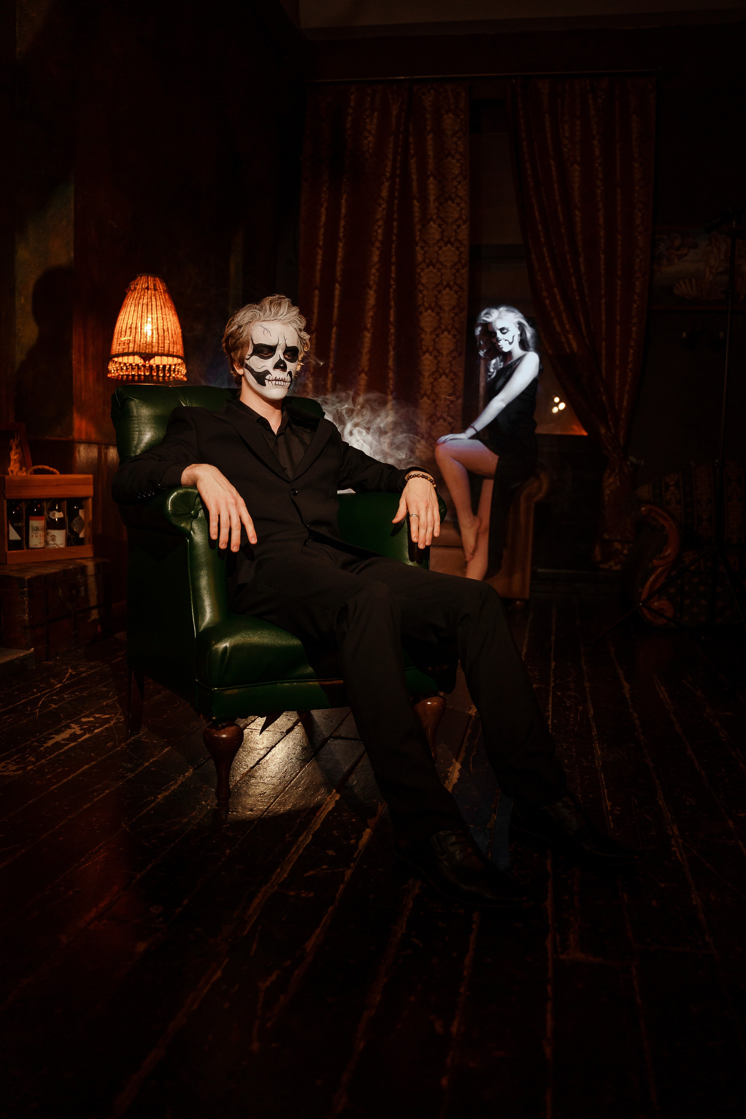 Лав стори фотосессия на Helloween в Москве