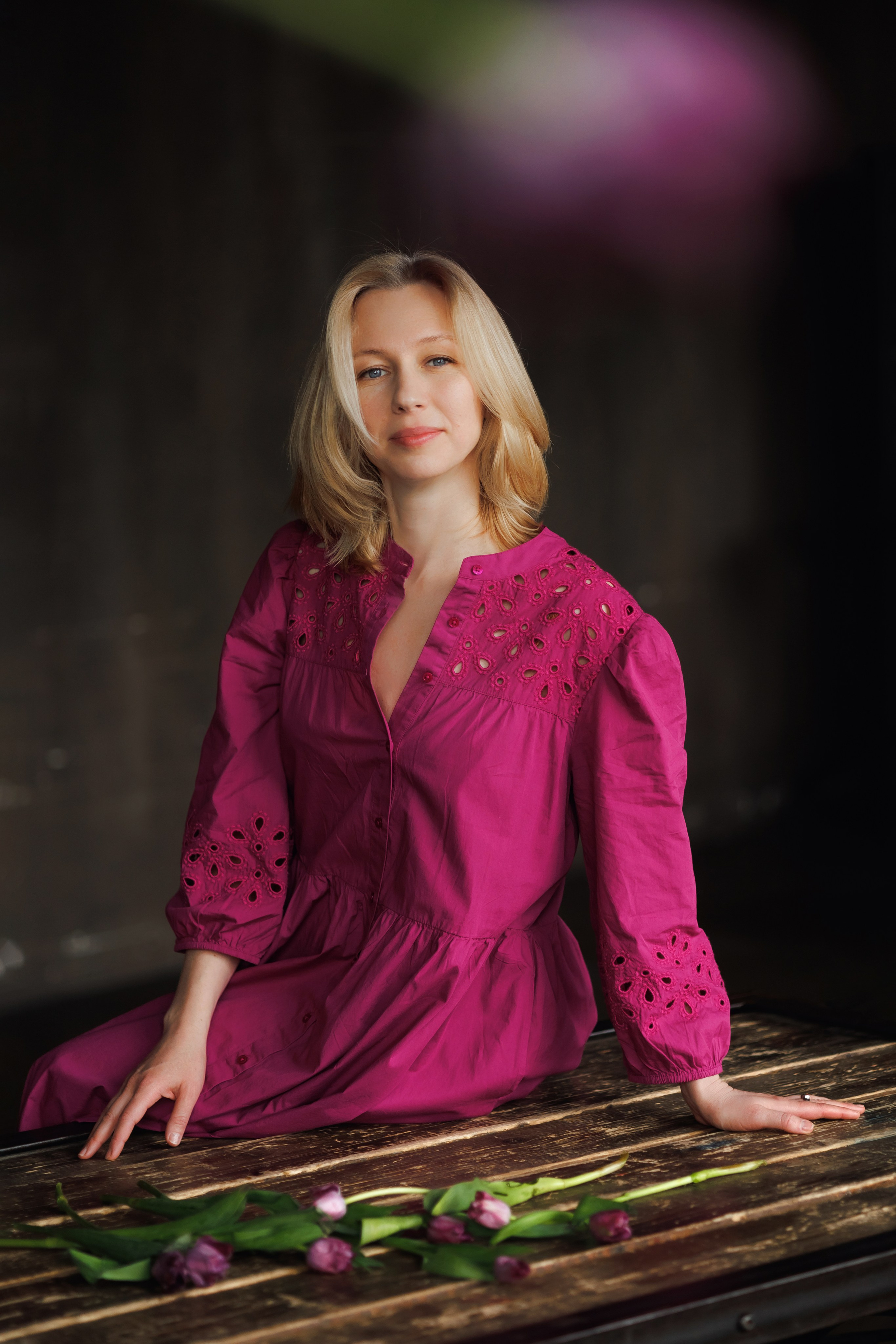 Женский художественный портрет в студии. Семейный и детский фотограф в Москве Анна Чертополох