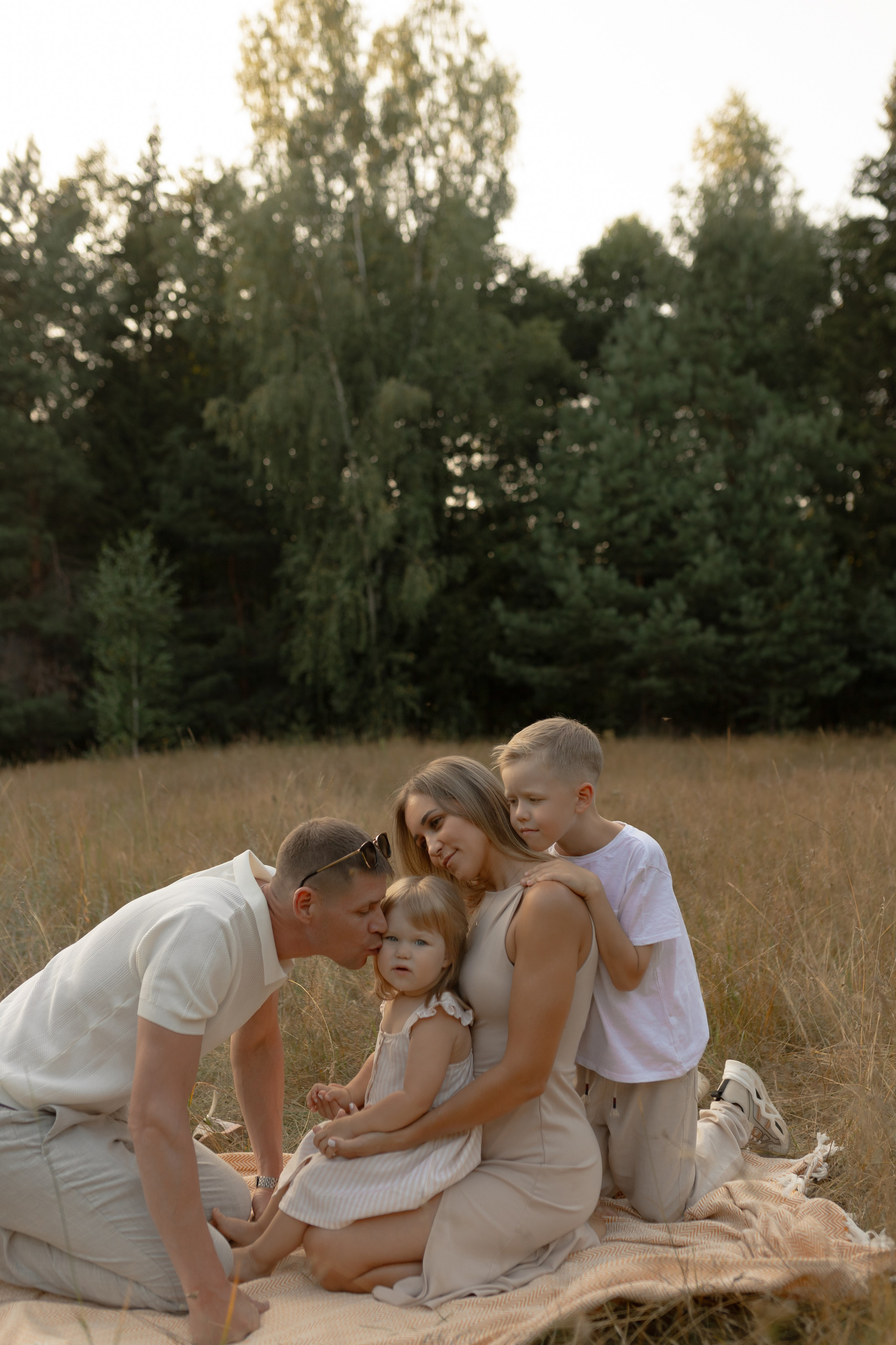 Алексей, Мария, Ваня и Варя. Фотограф Татьяна Семенова