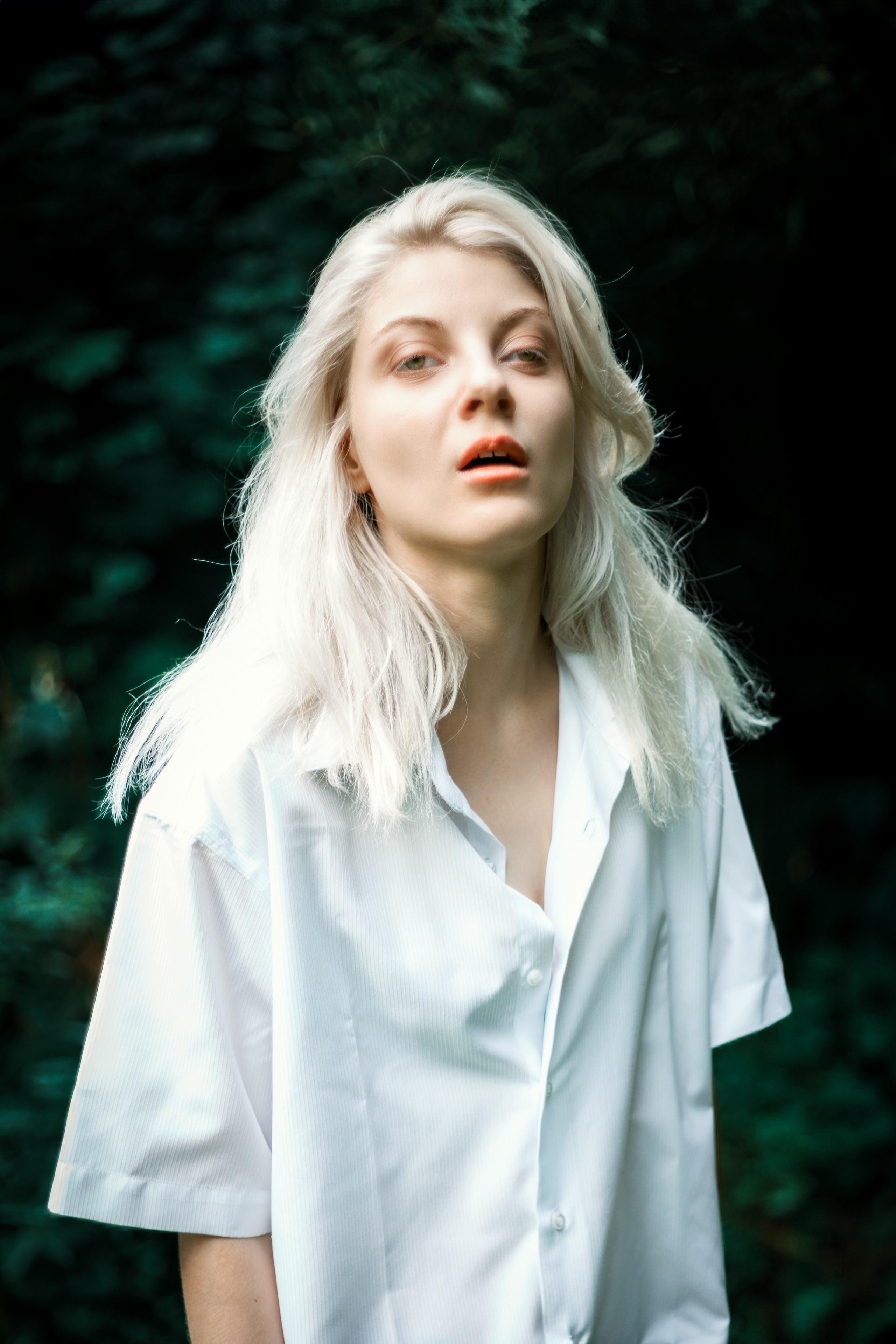 Откройте для себя магию "Белоснежной гармонии" в этом фотоальбоме, где девушка с белоснежными волосами предстаёт в утончённых образах на природе. Наслаждайтесь кадрами, где она лежит на дереве у озера и на траве, с элегантной рубашкой, добавляющей загадочности и эстетики. Девушка, молодая девушка, Блондинка, Фотосеесия, Подросток, Крашенные волосы, Озеро, Рубашка, Позировка, Потрет, Полуголая, Полуголая девушка, Девушка в белье, Дерево, Озеро, Красотка, Ноги, Трава, Ню,