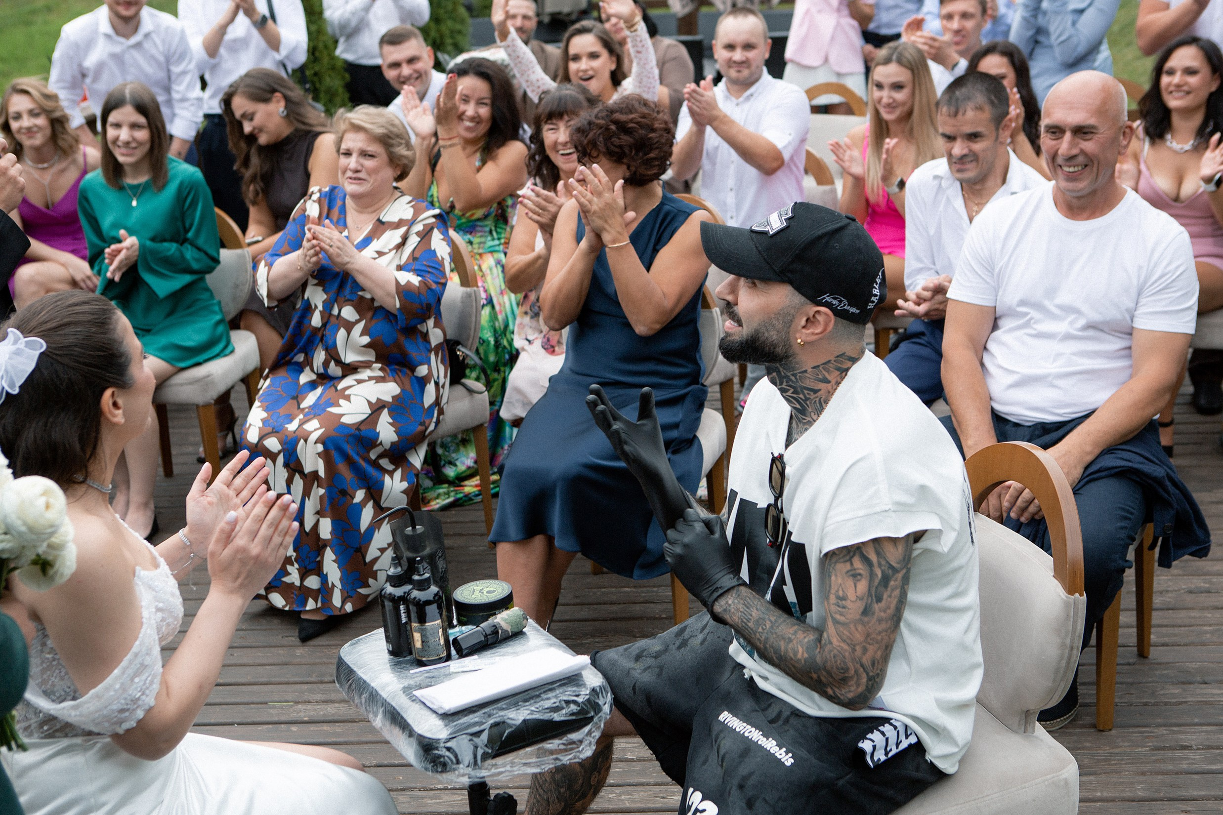 Свадьба с гостями. Свадебный и портретный фотограф Москва