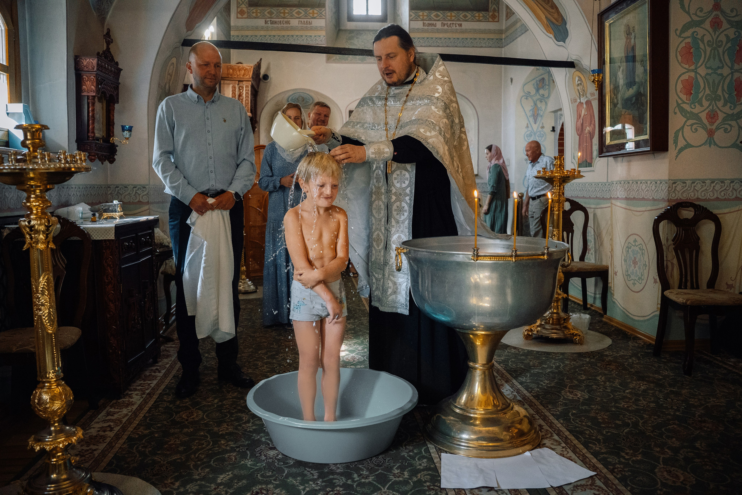 Крещение Марка. Фотограф Казакова Анастасия