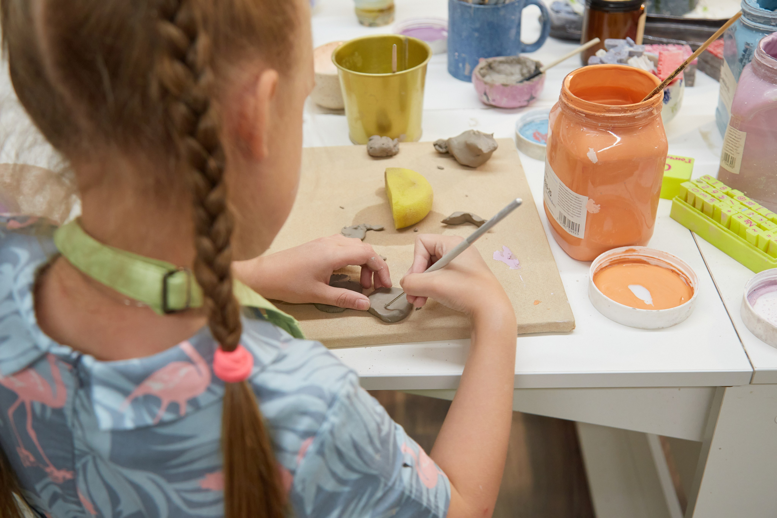 Семья в гончарной мастерской. Budanovaphoto.ru