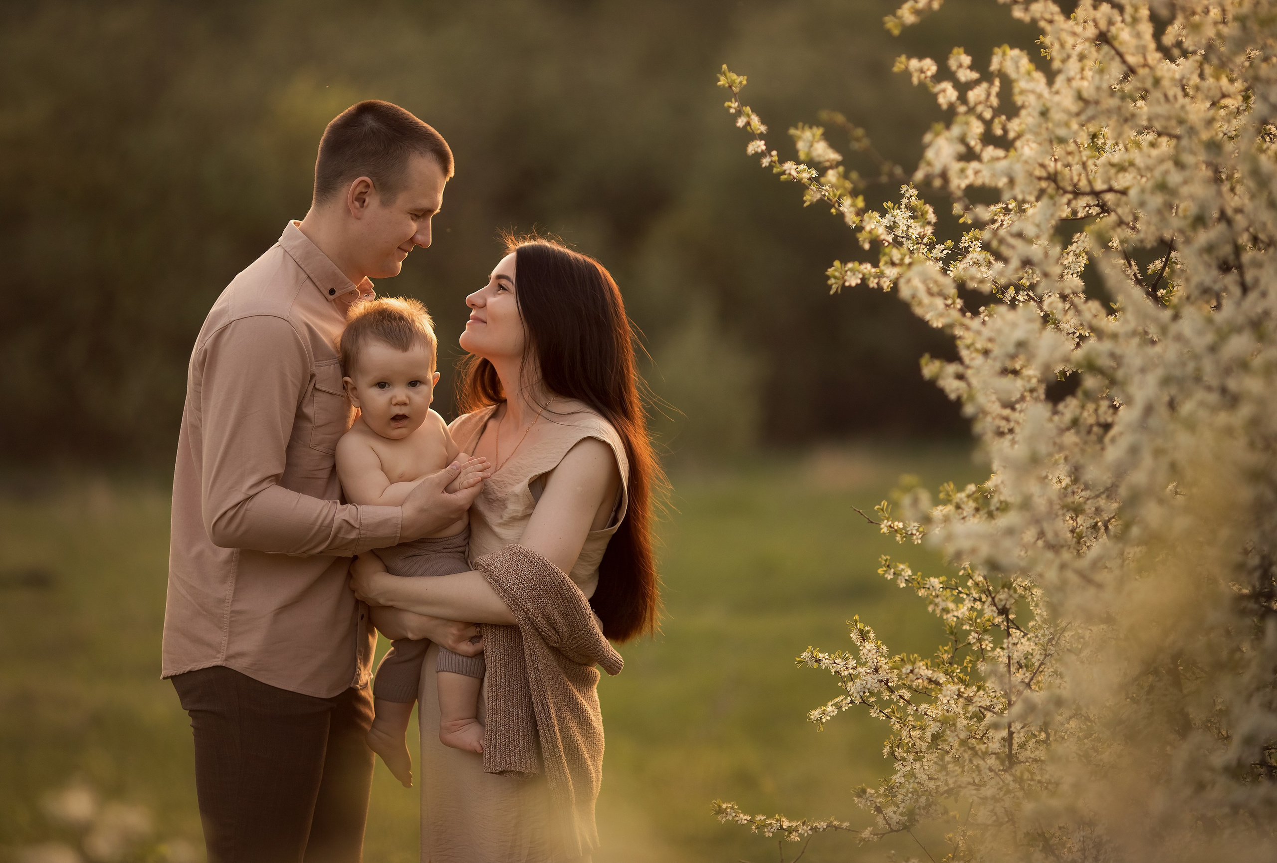 Первая весна. Семейный и детский фотограф в Саратове Полина Коткина