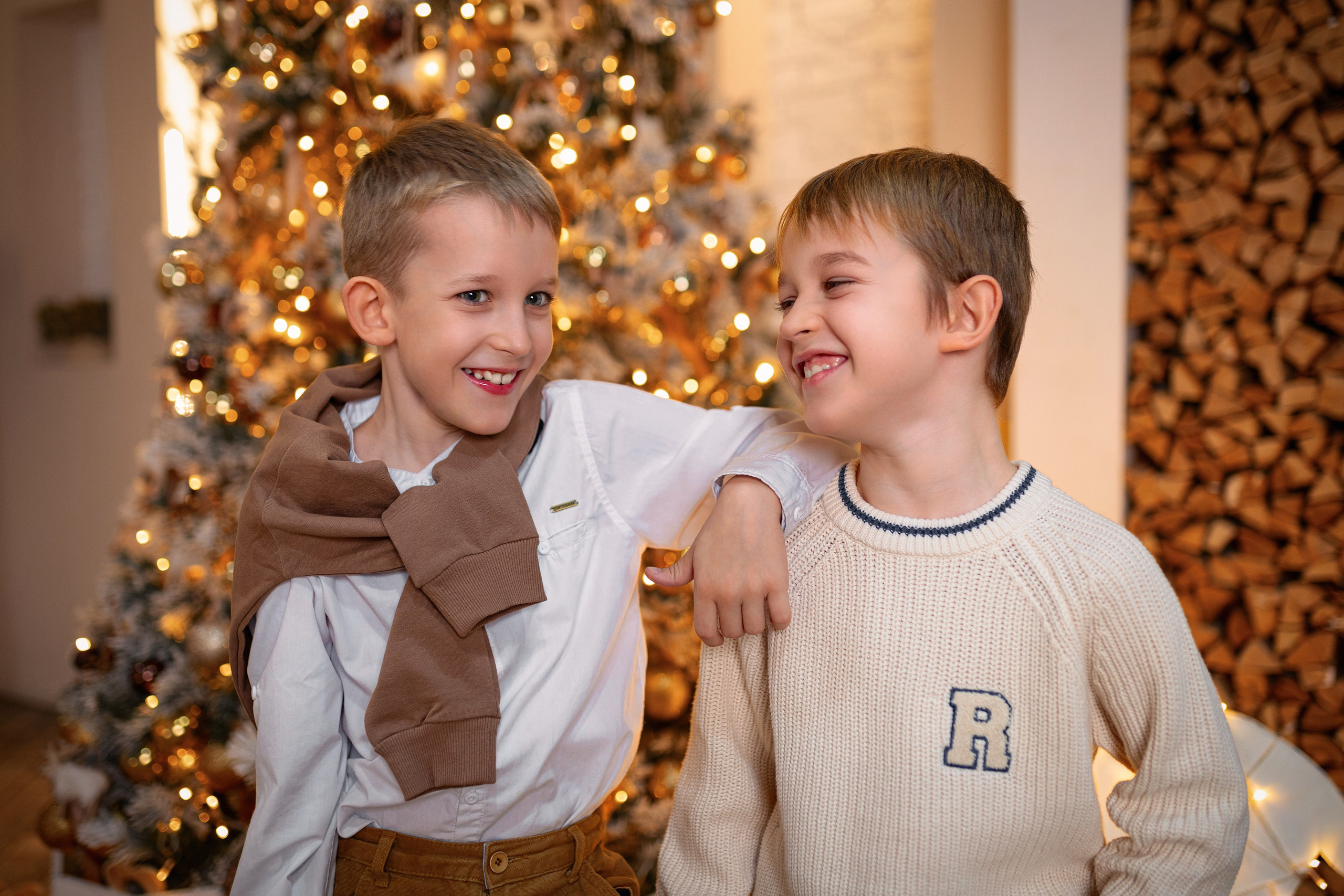 Новогодняя фотосессия в трех поколениях зал Норд. Трубинова Екатерина | Семейный фотограф | Москва