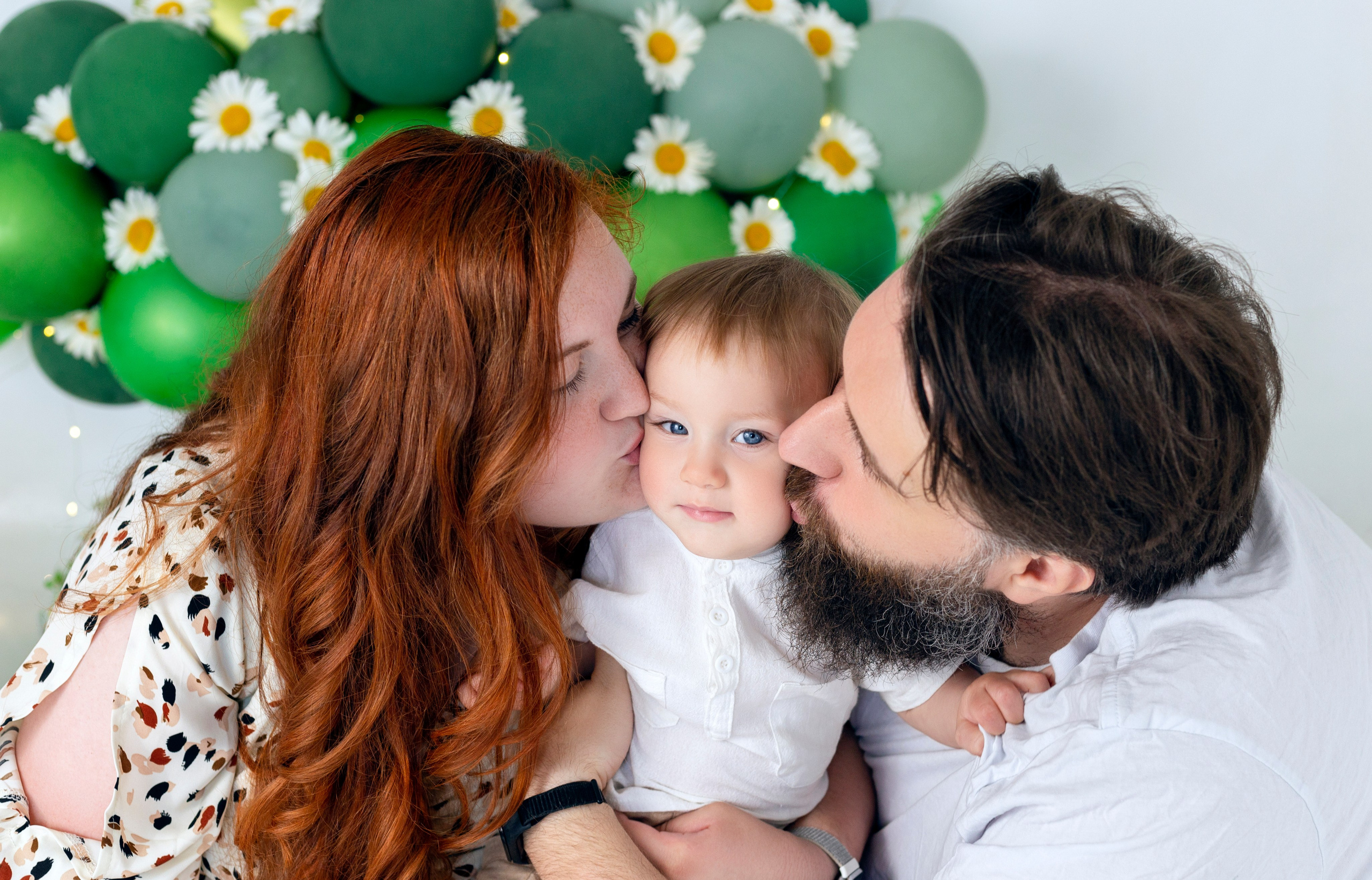 Паша Первый годик. Фотограф беременных и новорождённых в Краснодаре