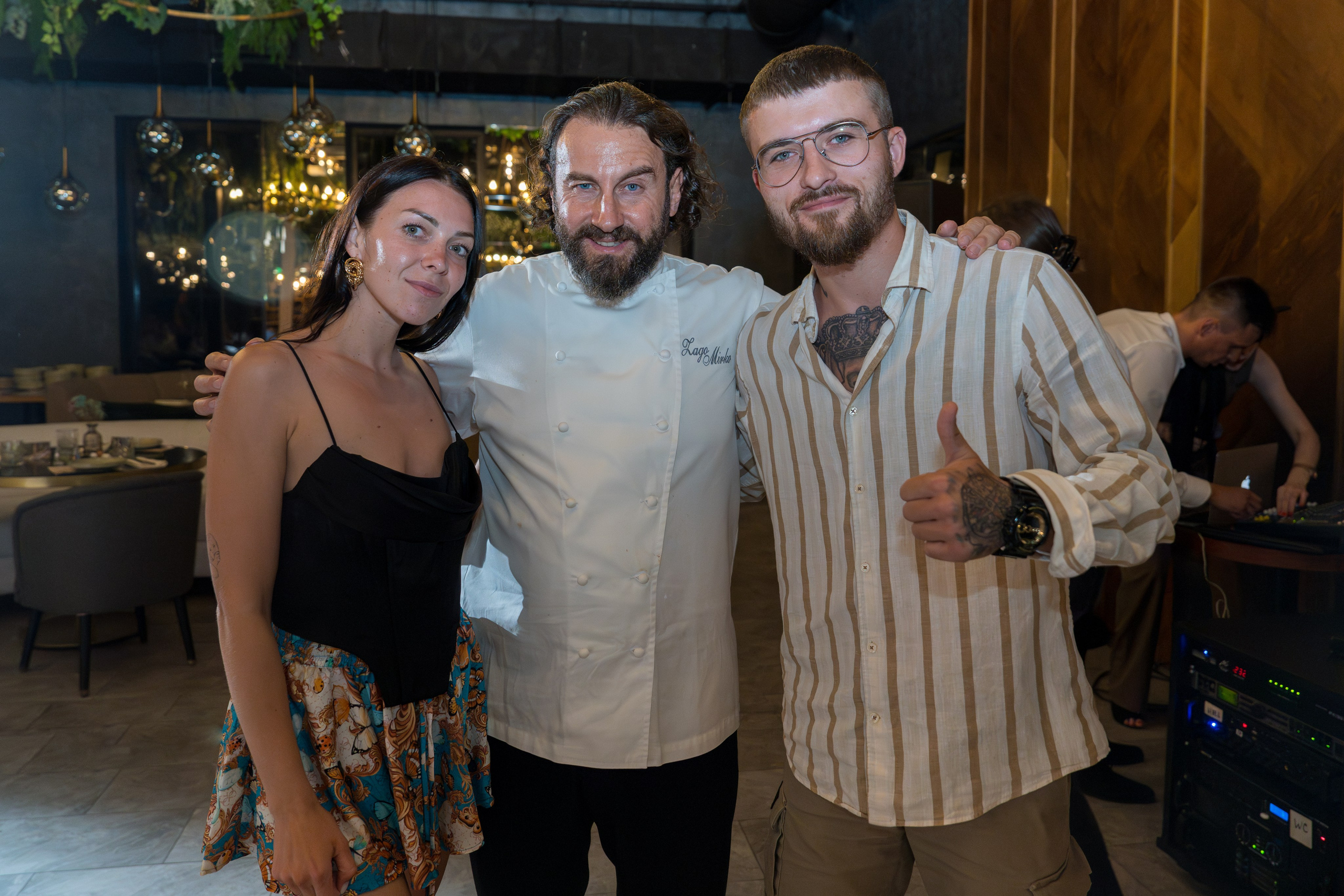 Гастрономический ужин «Лесная Италия» с Мирко Дзаго в ресторане RiverSide. Репортажный фотограф в Красной Поляне и Сочи Павлюченко Екатерина