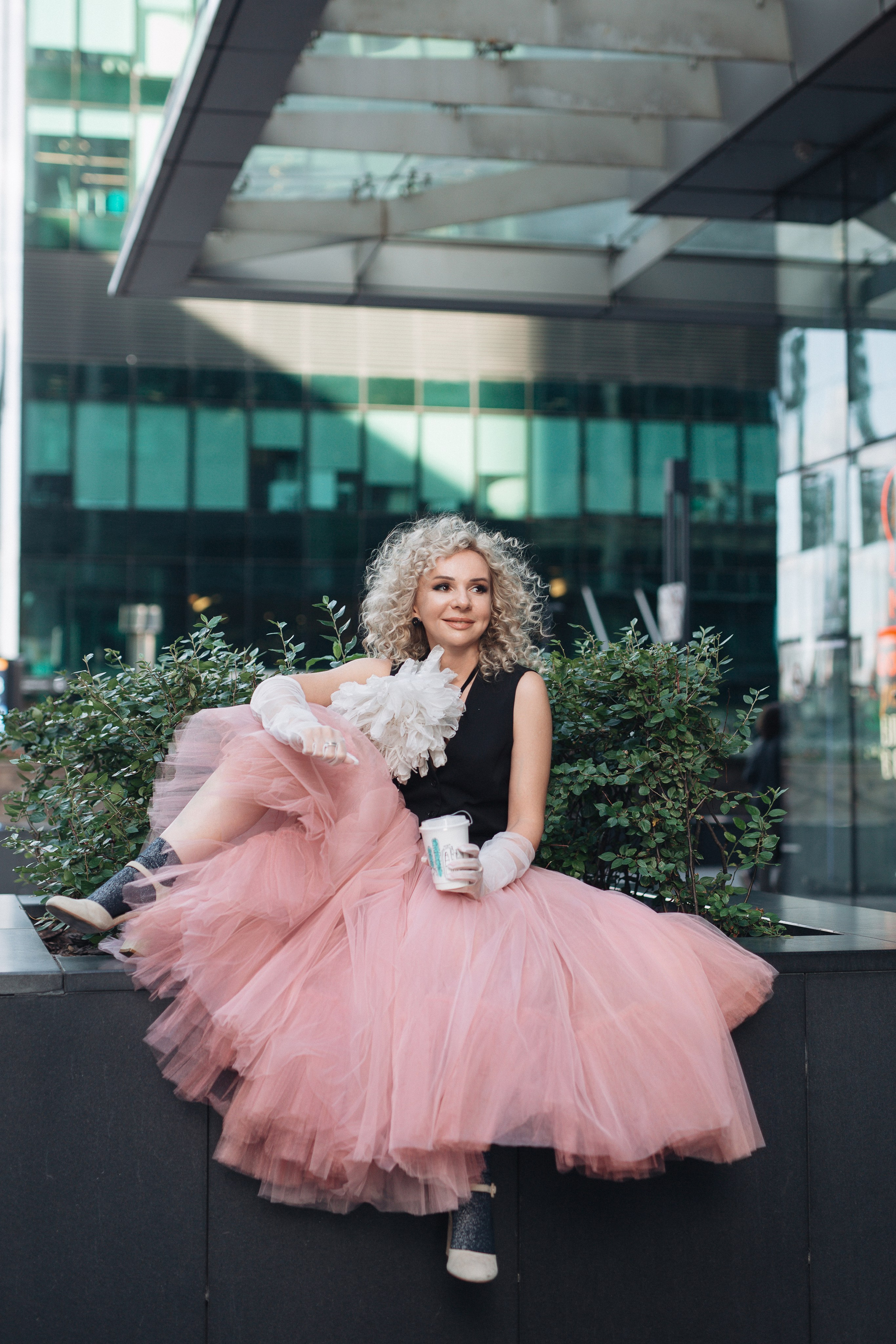 Аня в Moscow City. Семейный фотограф в Москве Марина Петра