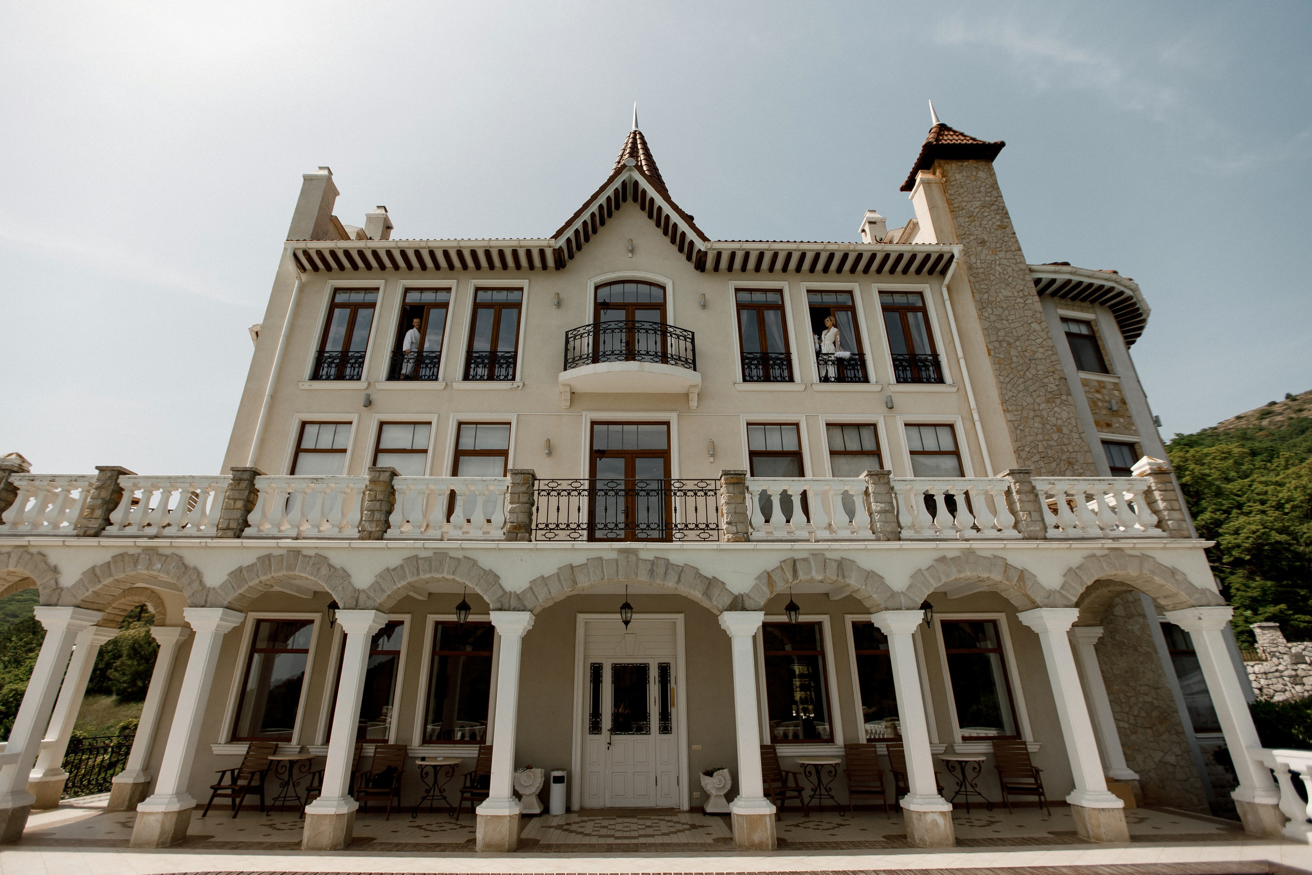 Денис и Алина. Белый замок. Фотограф Анна Лейман. Севастополь