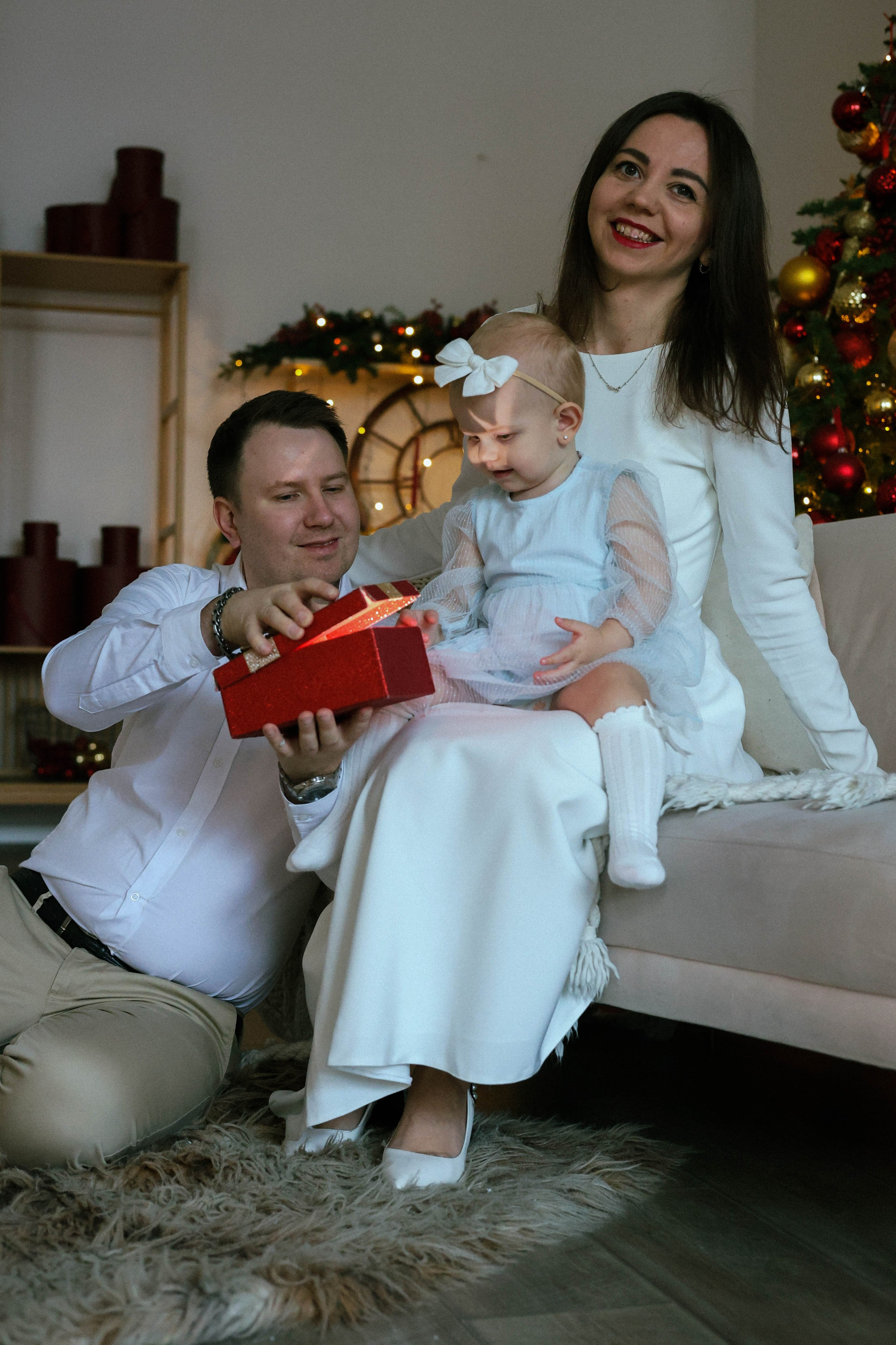 Новогодняя история «Ирина и ее семья». Фотограф в Москве Анастасия Калинина