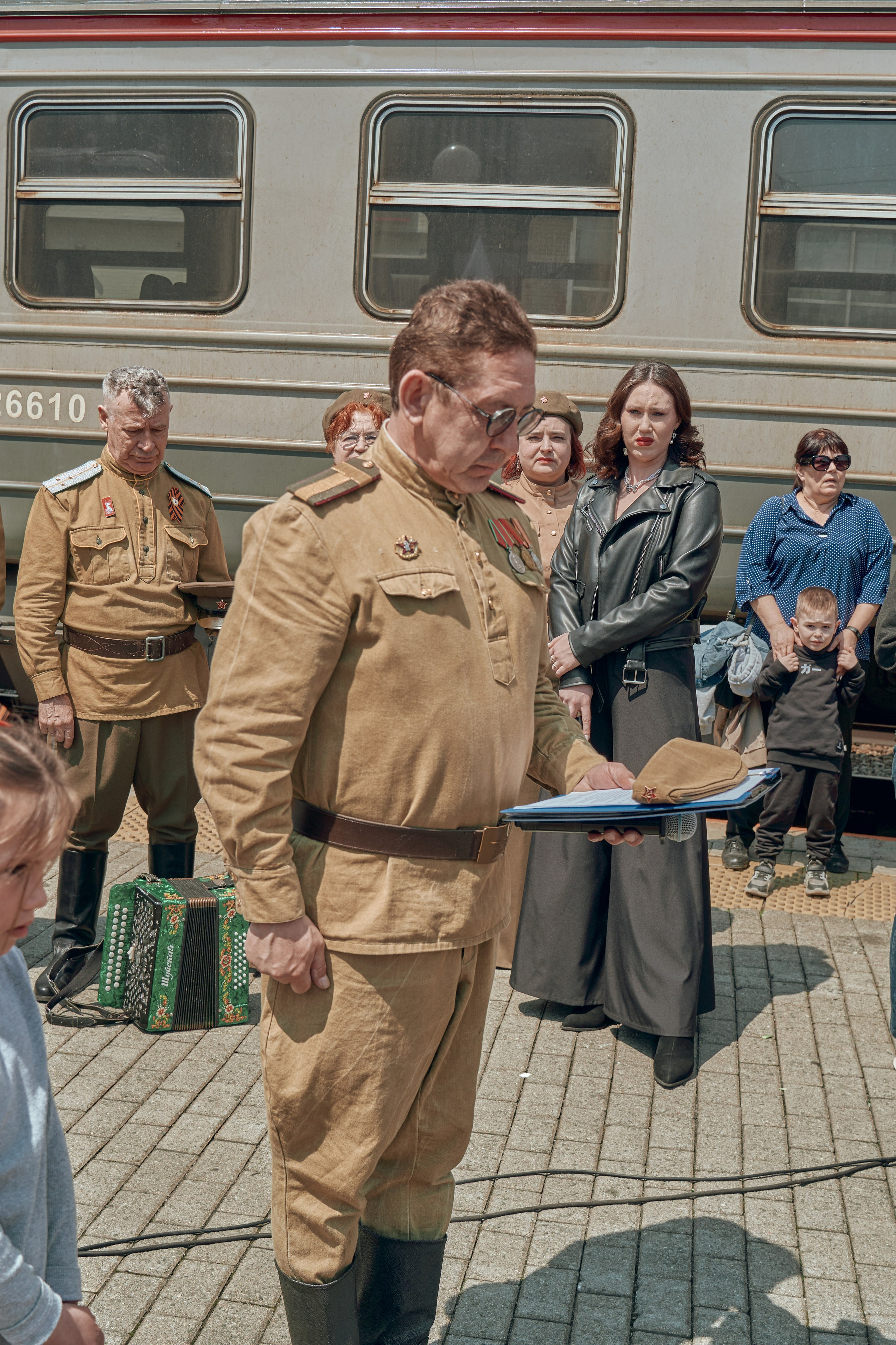 Поезд Победы!. Фотограф во Владивостоке