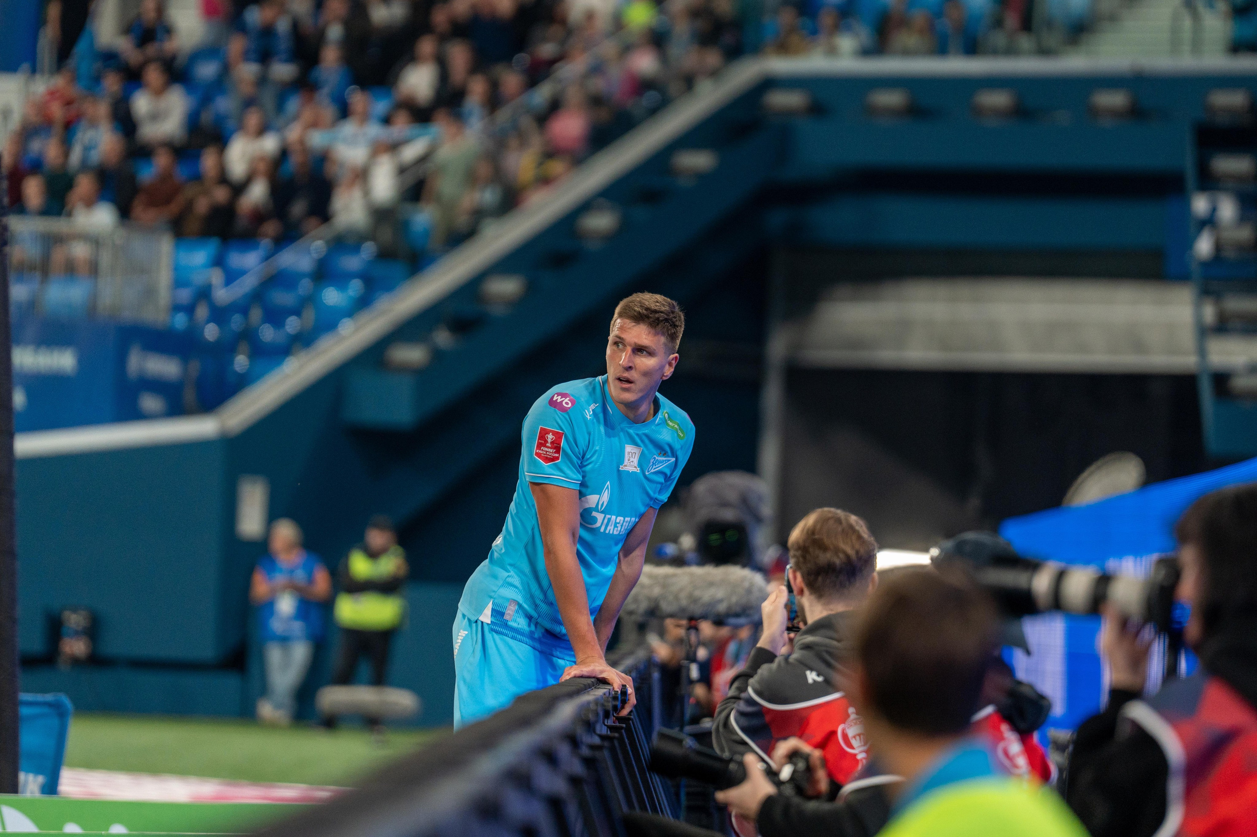 Спортивный фотограф Санкт-Петербург запечатлел голевой момент Зенита