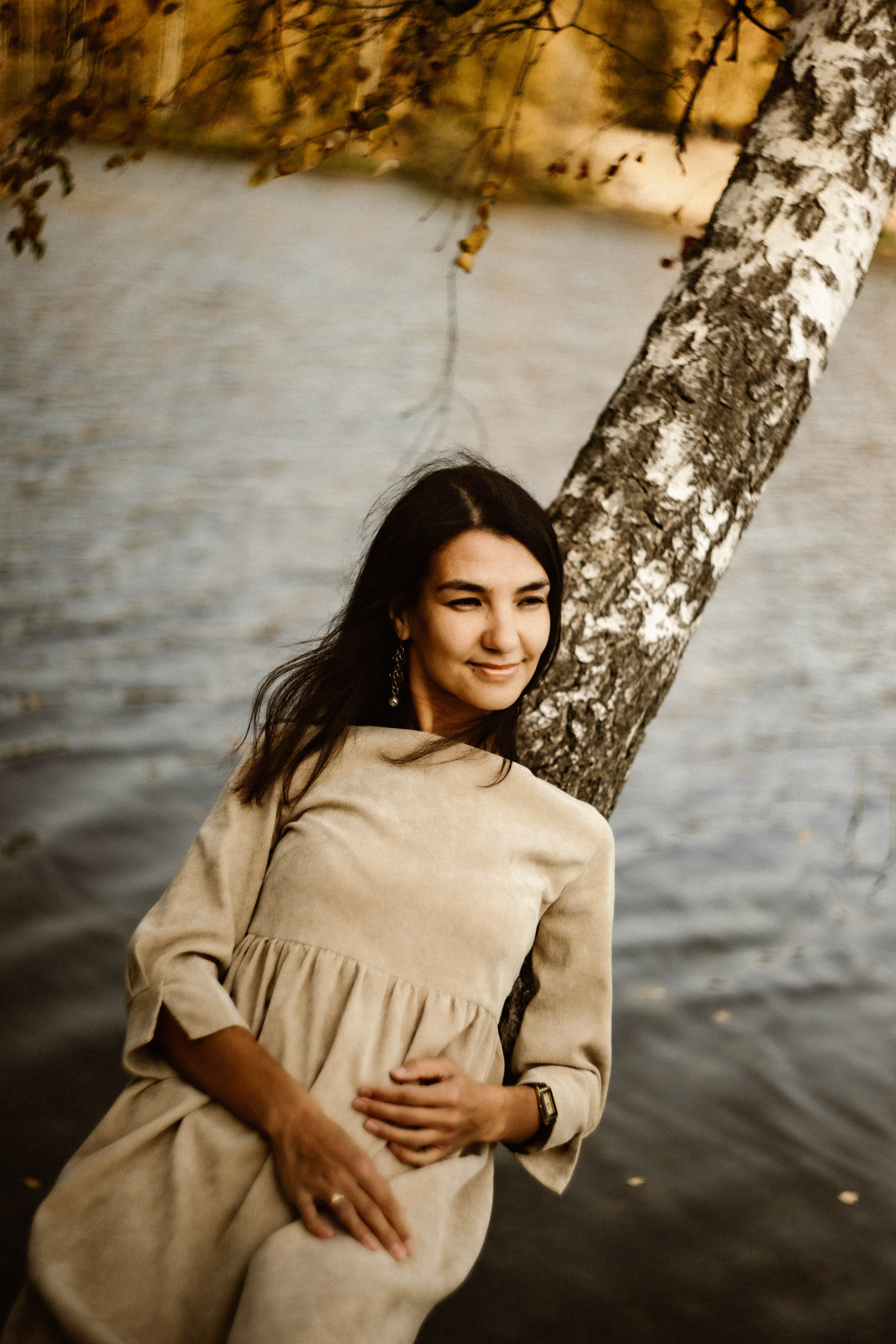 Земснаряд осенний. Фотограф в Нижнем Новгороде