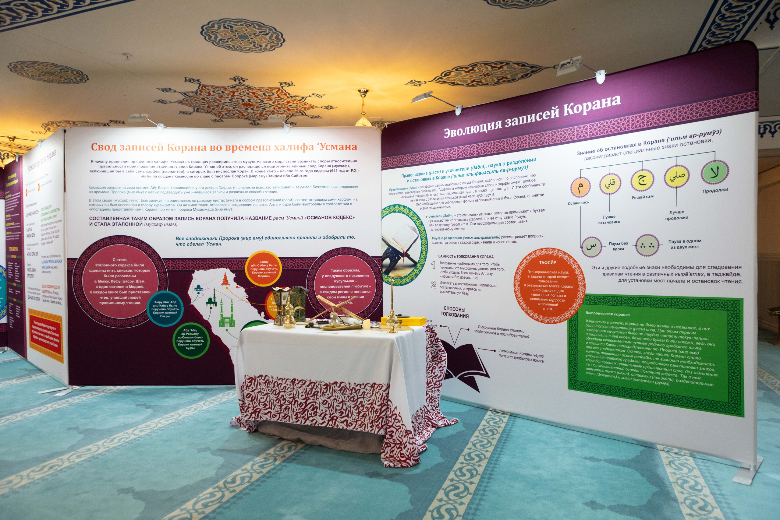 Открытие выставки Мир Корана. Рекламный, предметный, репортажный, семейный фотограф и художник в Москве