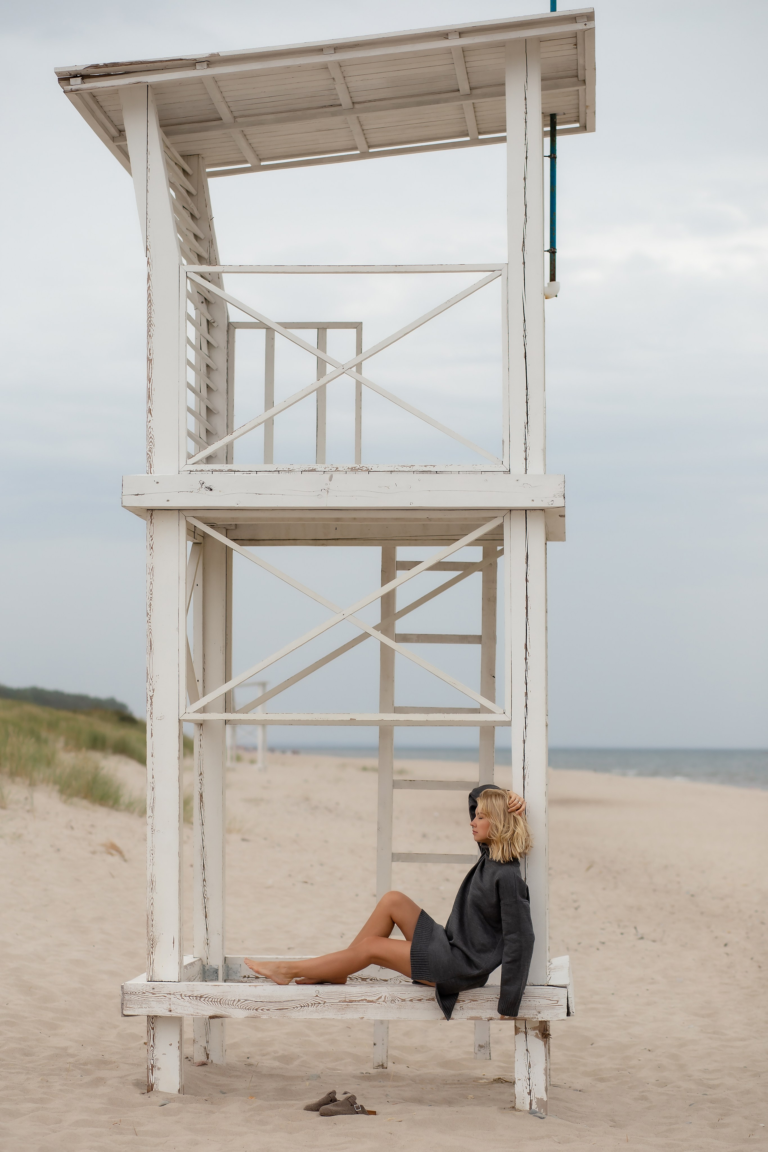 Вера в Янтарном. Перед дождем. Фотограф в Калининграде Решетникова Алина