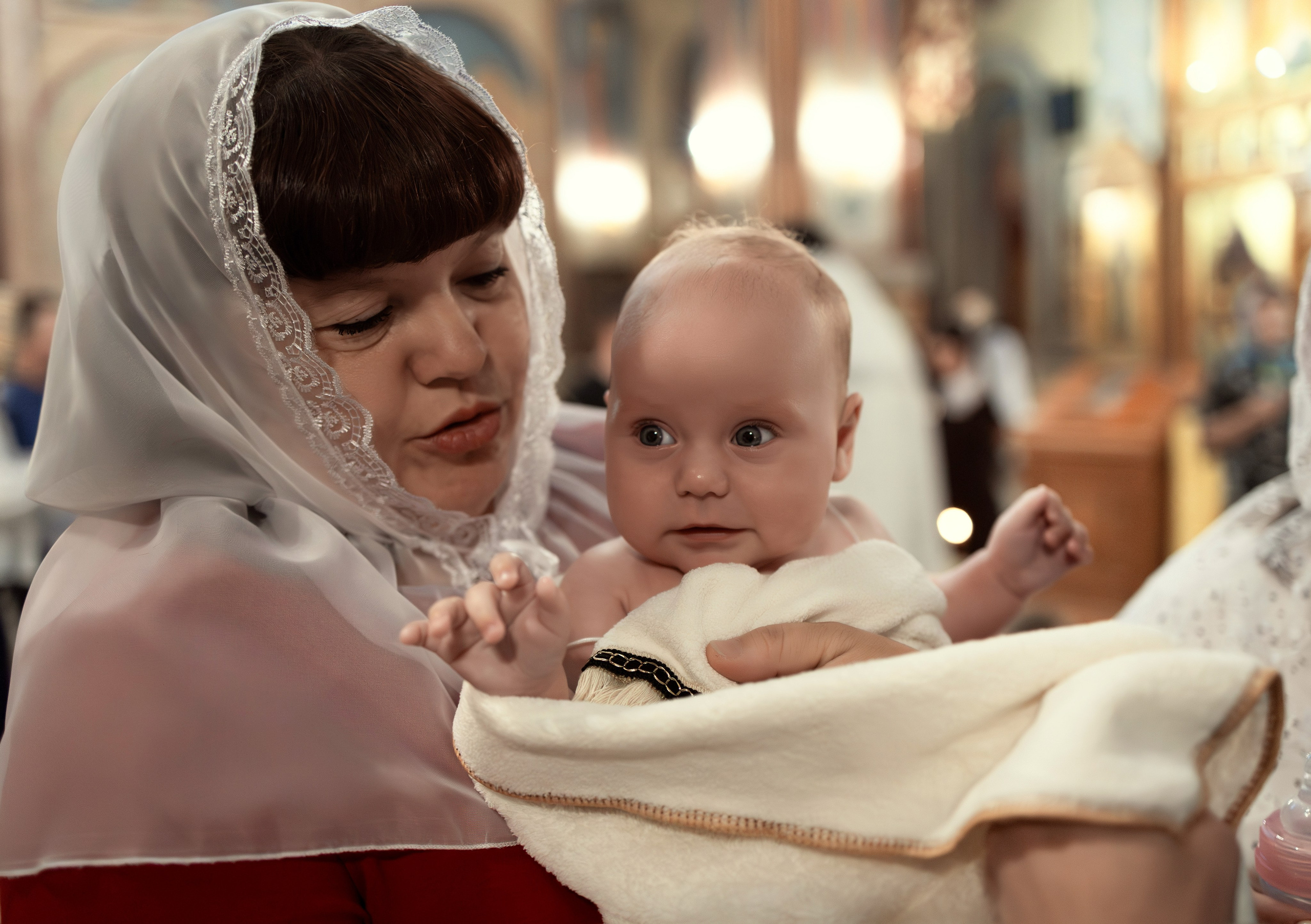 Крещение Валерии. ТОП Фотограф на Крещение и Венчание Железногорск Алексей Мещеряков