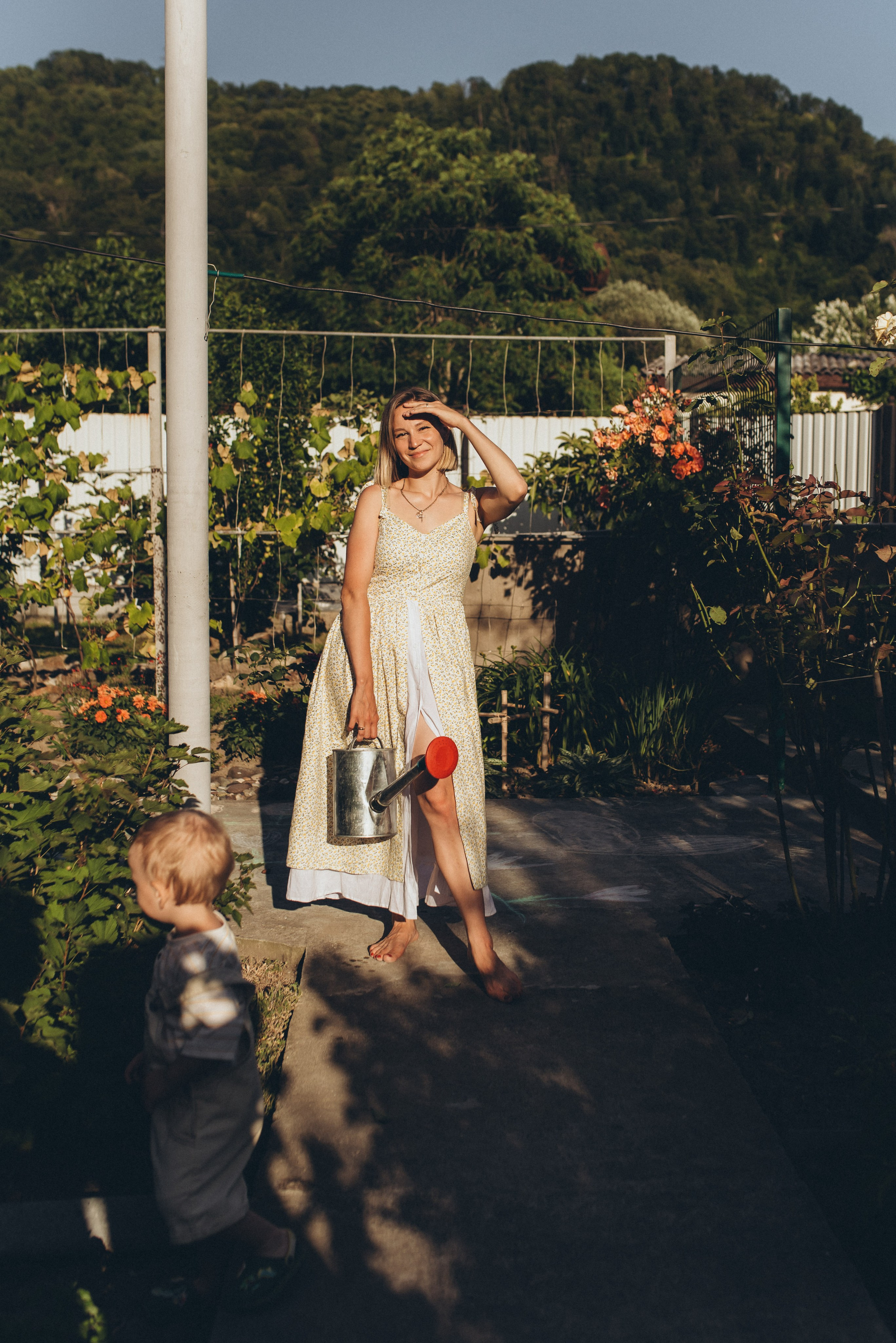 Домашняя семейная фотосессия пикник в Сочи. Фотограф в Сочи — Маргарита Поганова