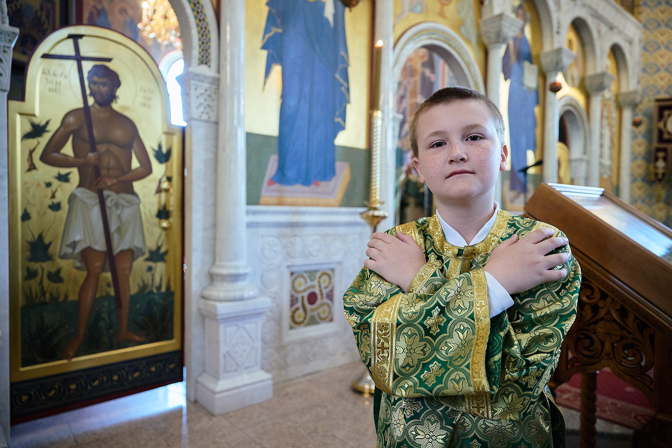 Престольный праздник в храме преподобного Сергия Радонежского в Солнцево. Фотограф Елена Думби