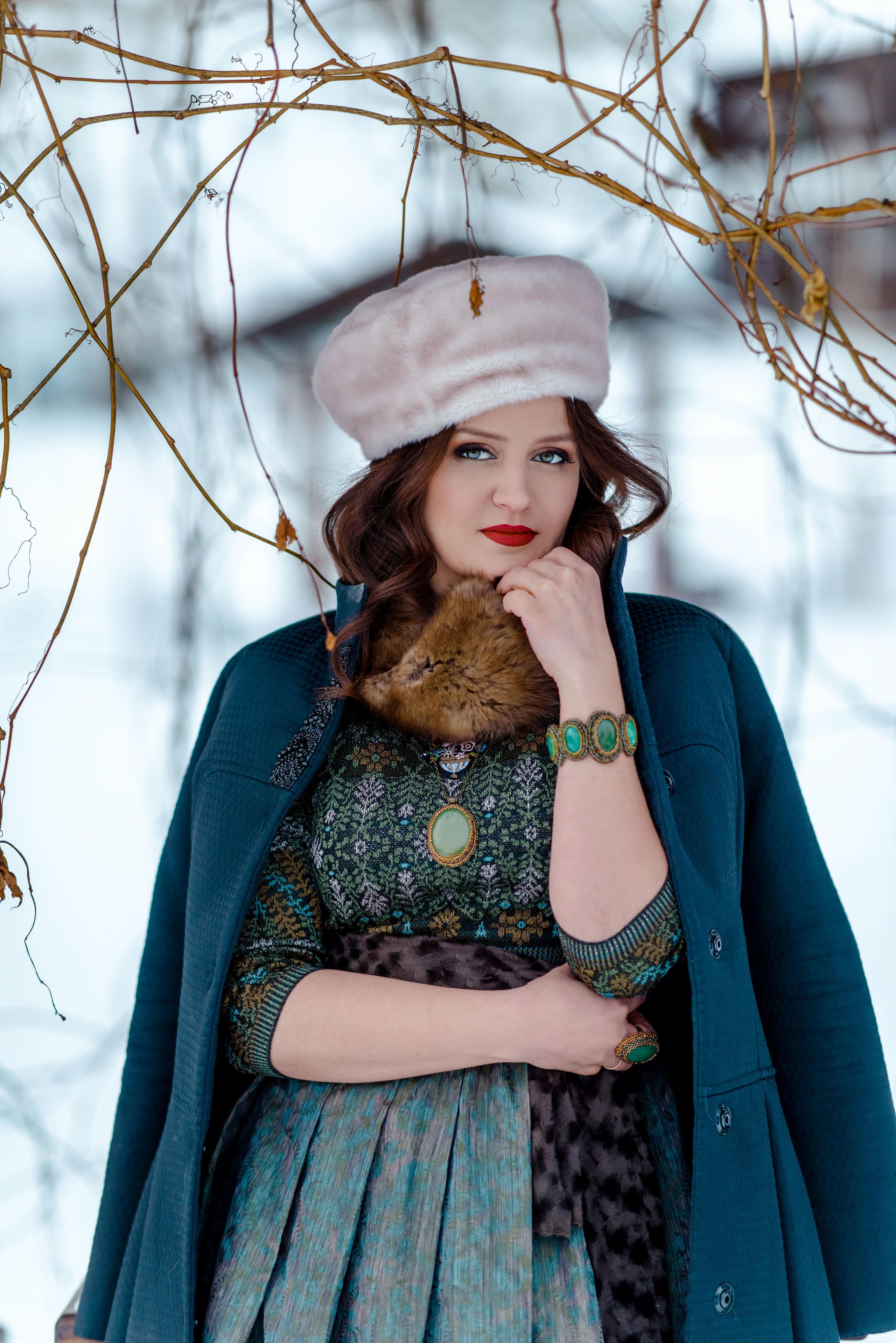 Winter ala russe. Олеся Рябкова: фотограф — стилист в Красноярске