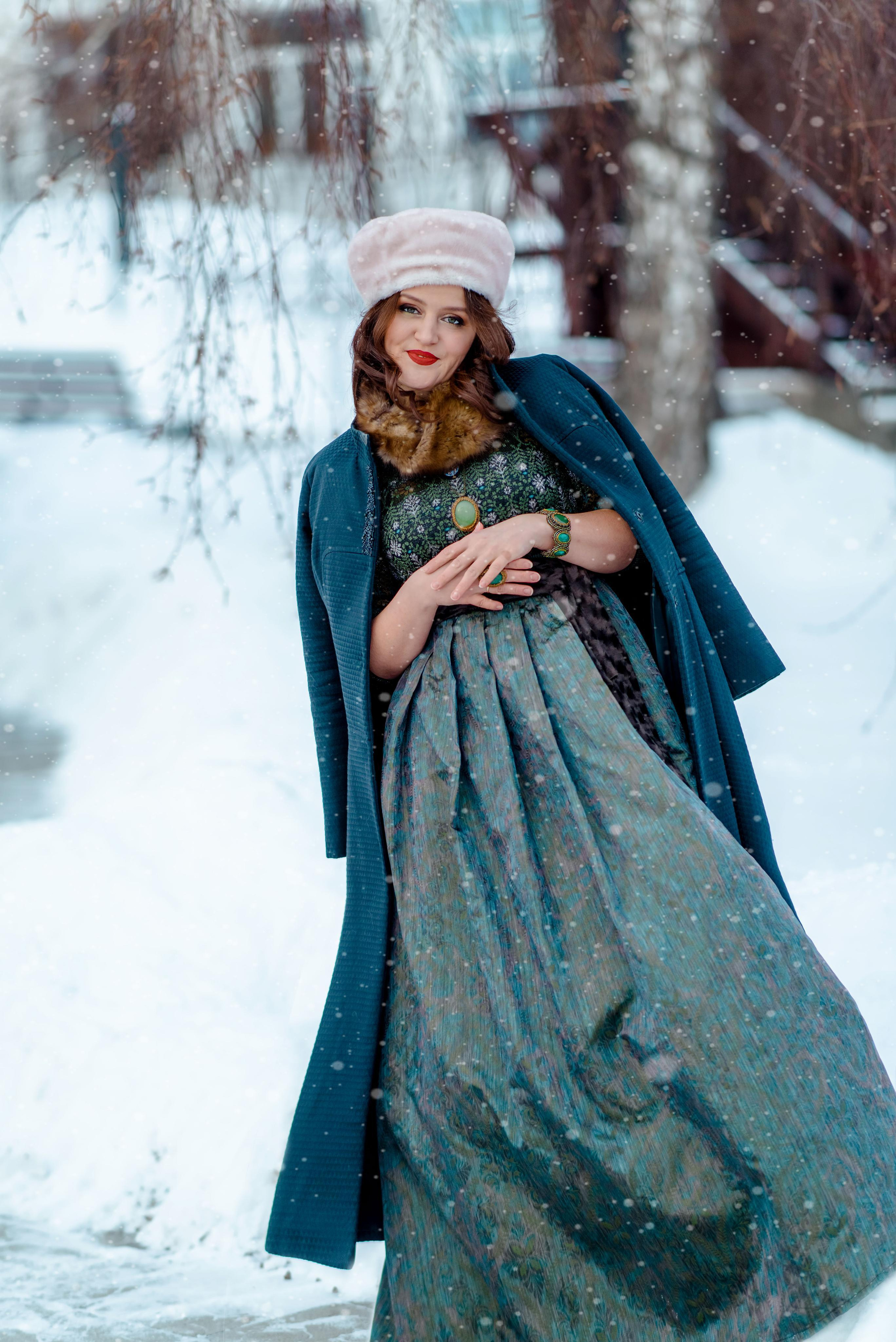 Winter ala russe. Олеся Рябкова: фотограф — стилист в Красноярске