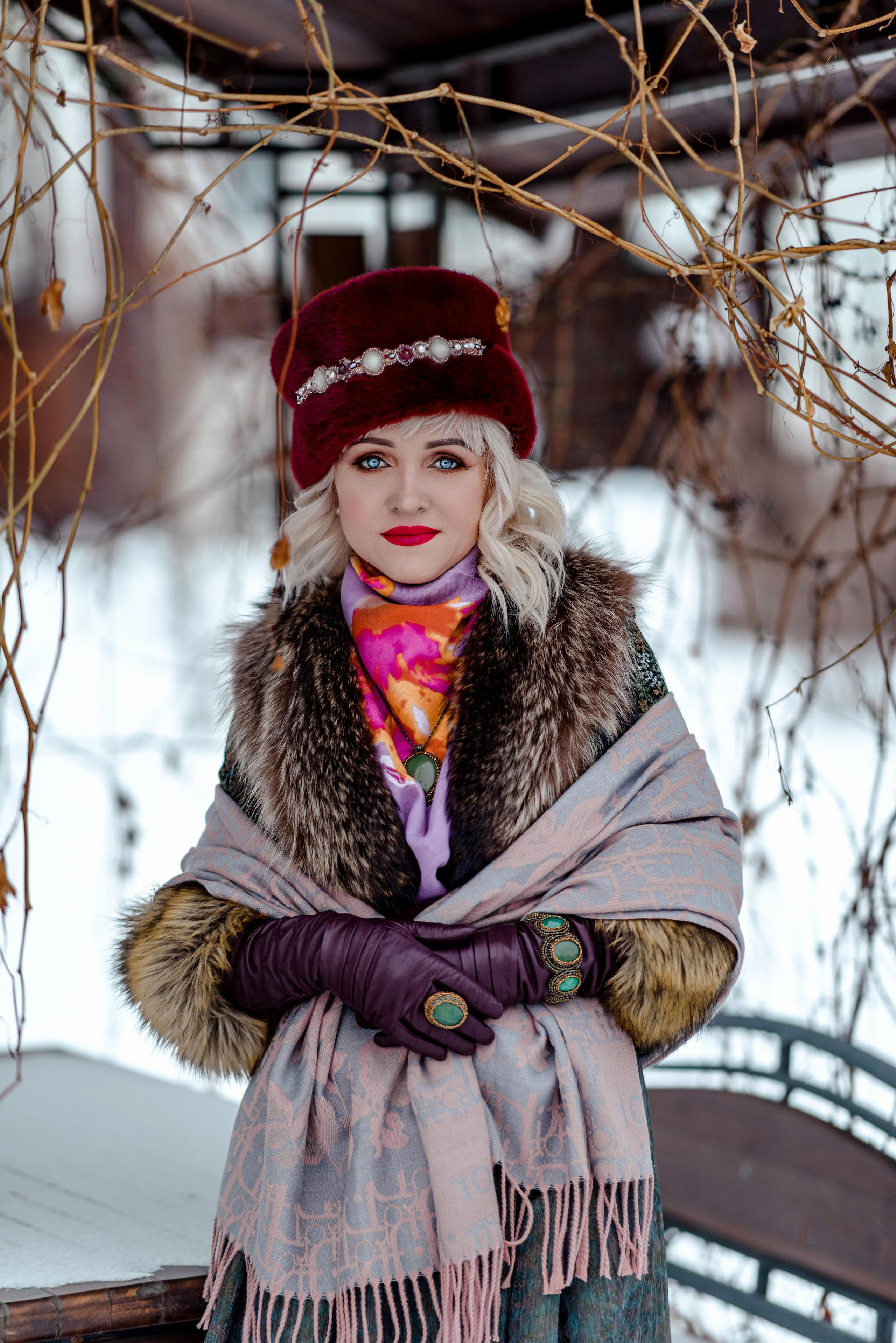 Winter ala russe. Олеся Рябкова: фотограф — стилист в Красноярске