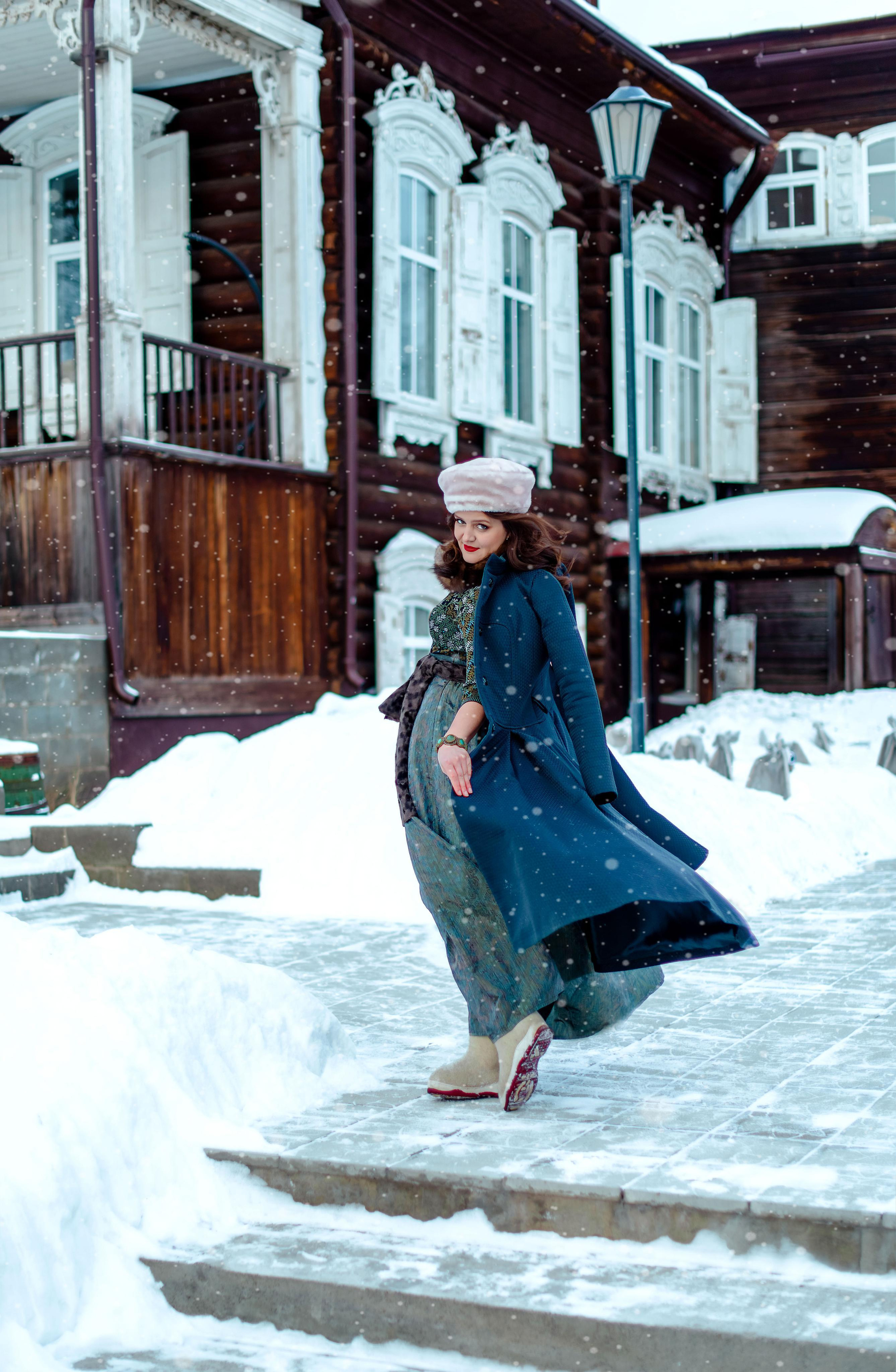 Winter ala russe. Олеся Рябкова: фотограф — стилист в Красноярске