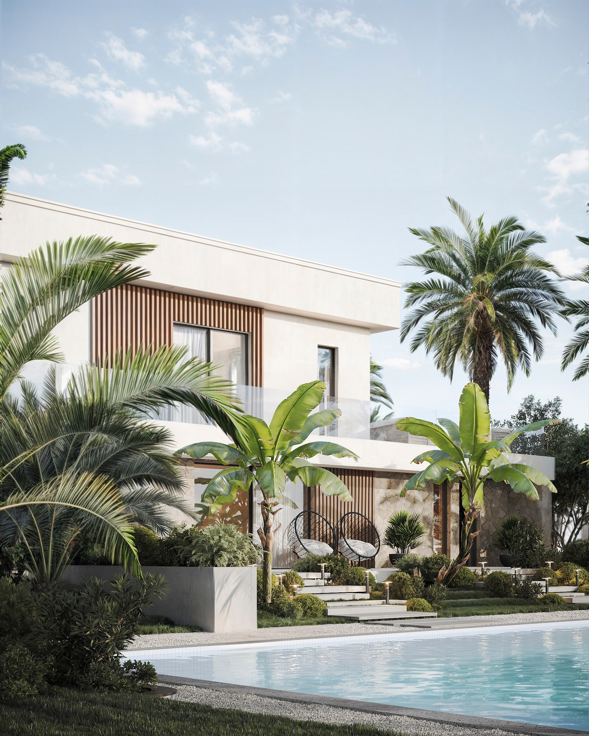 Сoastal residence. Solovets visualization