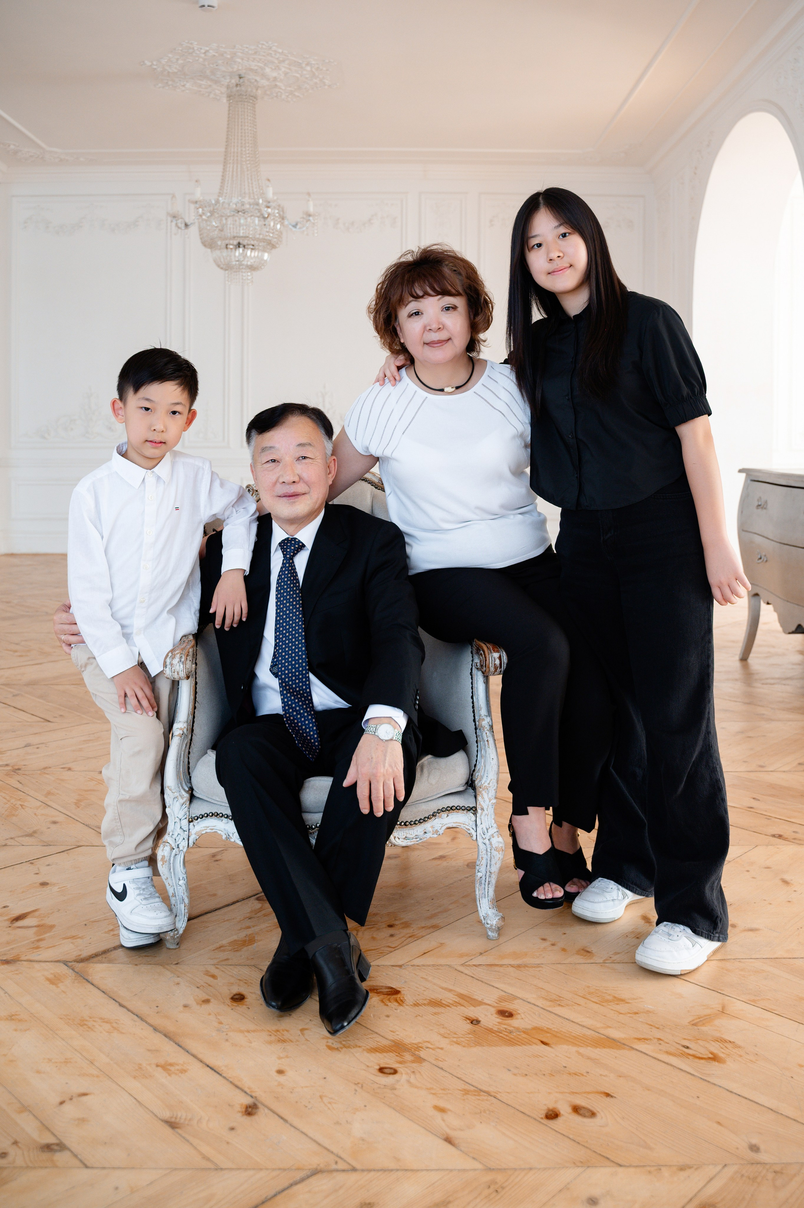 Фотосессия корейской семьи. Фотограф Юлия Кондратьева