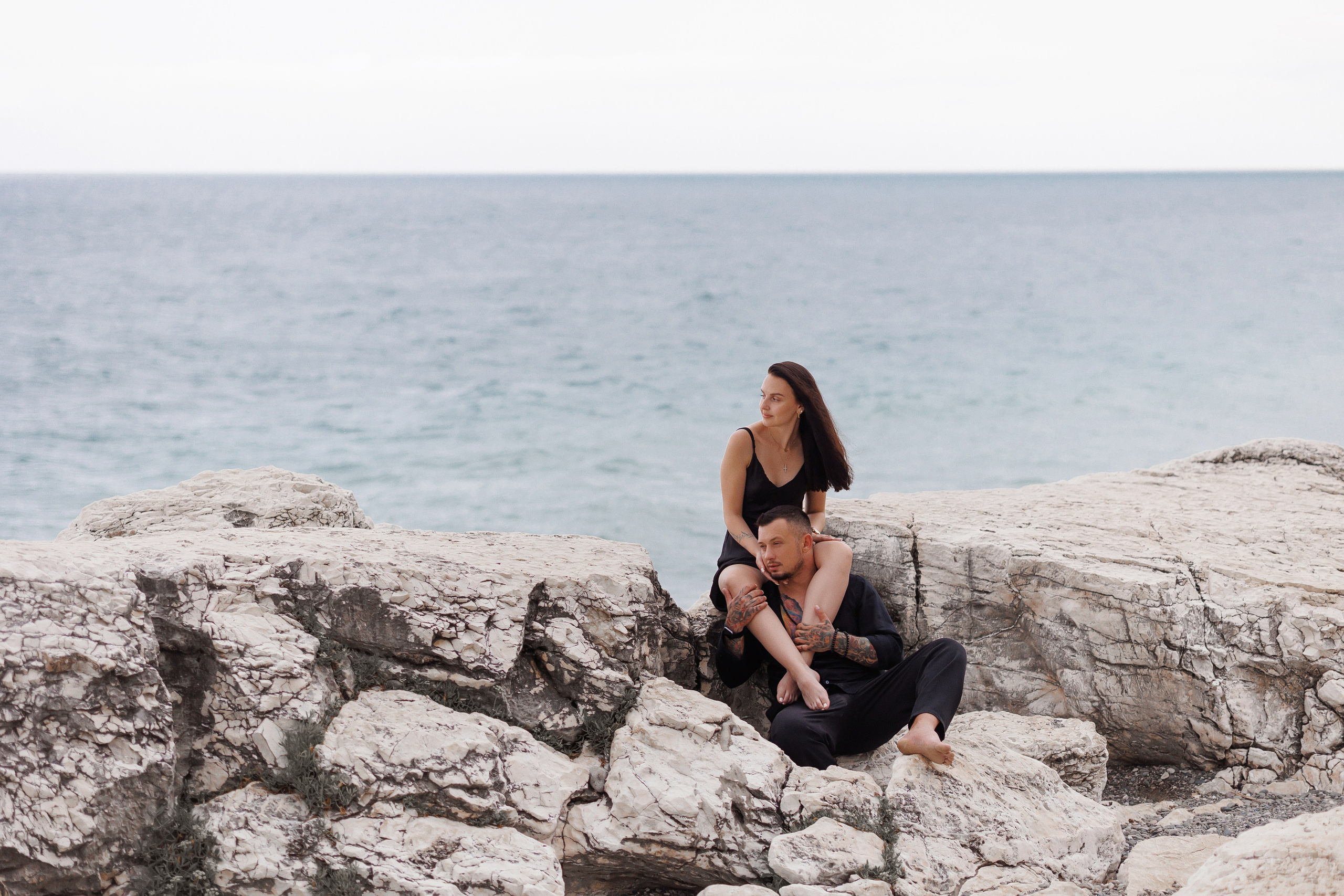 Парная фотосессия у моря. Свадебный и семейный фотограф в Сочи Денис Вялов