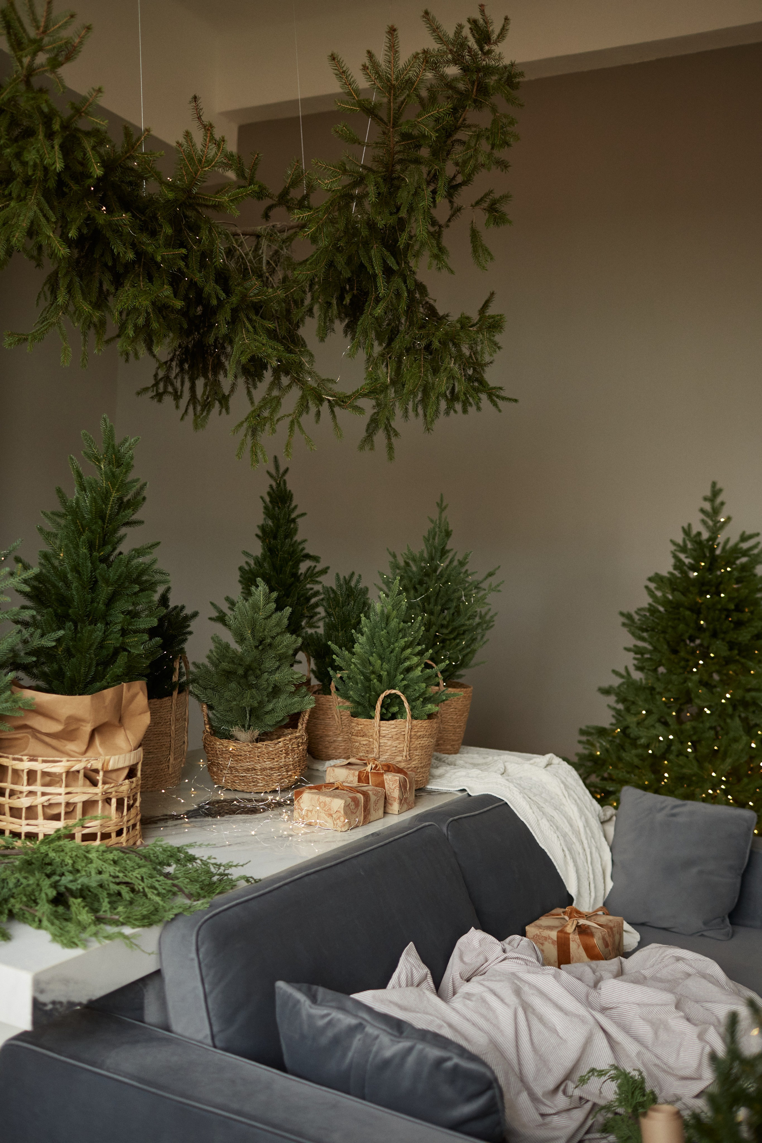 Новогодний интерьер фотостудии «Паркет», город Краснодар. Семейный и детский фотограф в Краснодаре Анна Трашкова