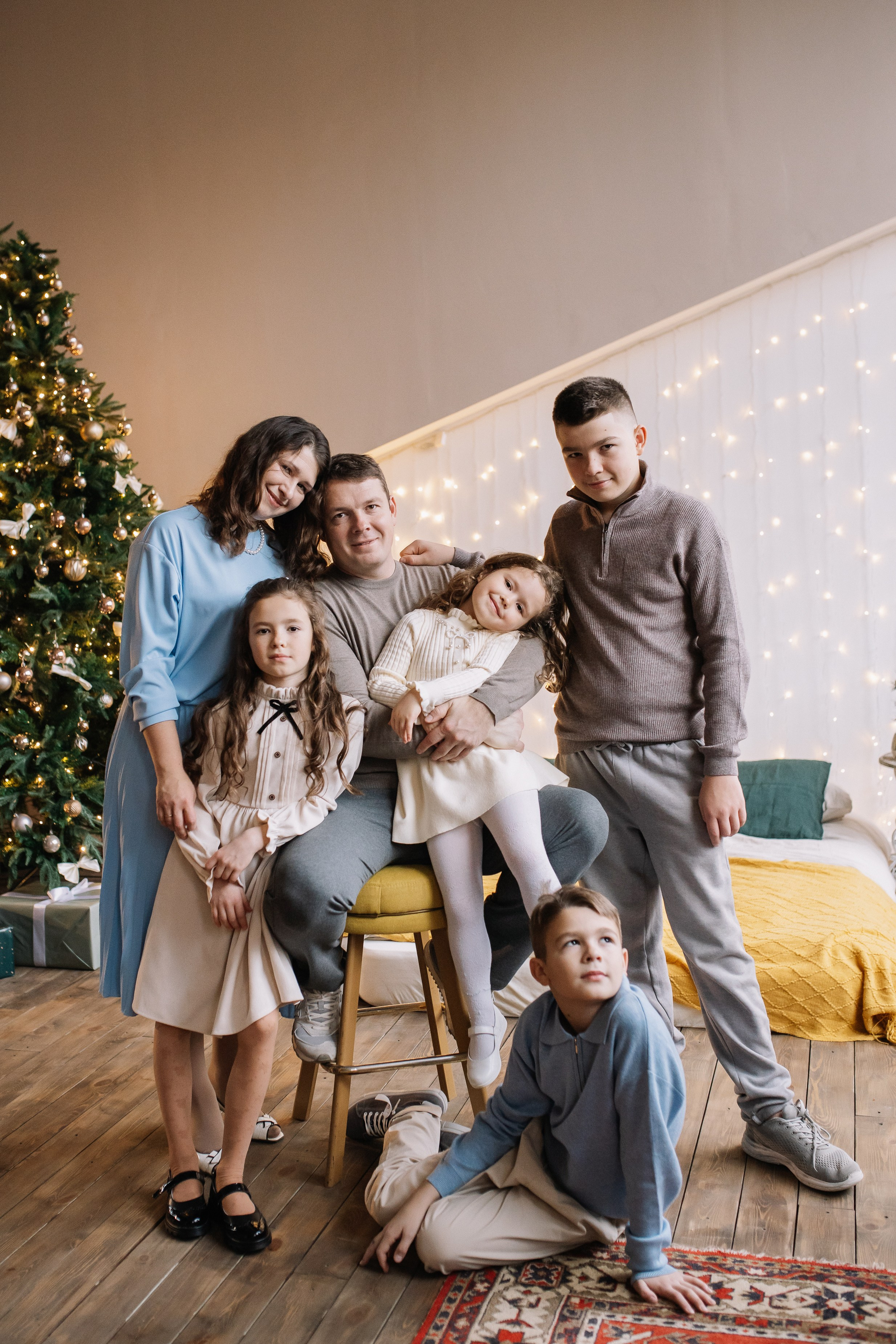 Алексей, Мария, Дима, Ваня, Аня и Лиза. Семейный фотограф Трусова Евгения в Екатеринбурге