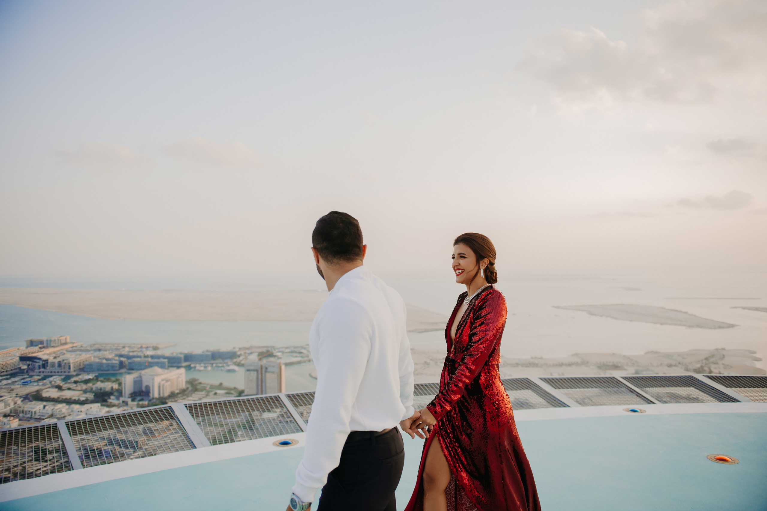 Love Story на высоте (Абу Даби). Фотограф в Москве и Санкт-Петербурге Дарина