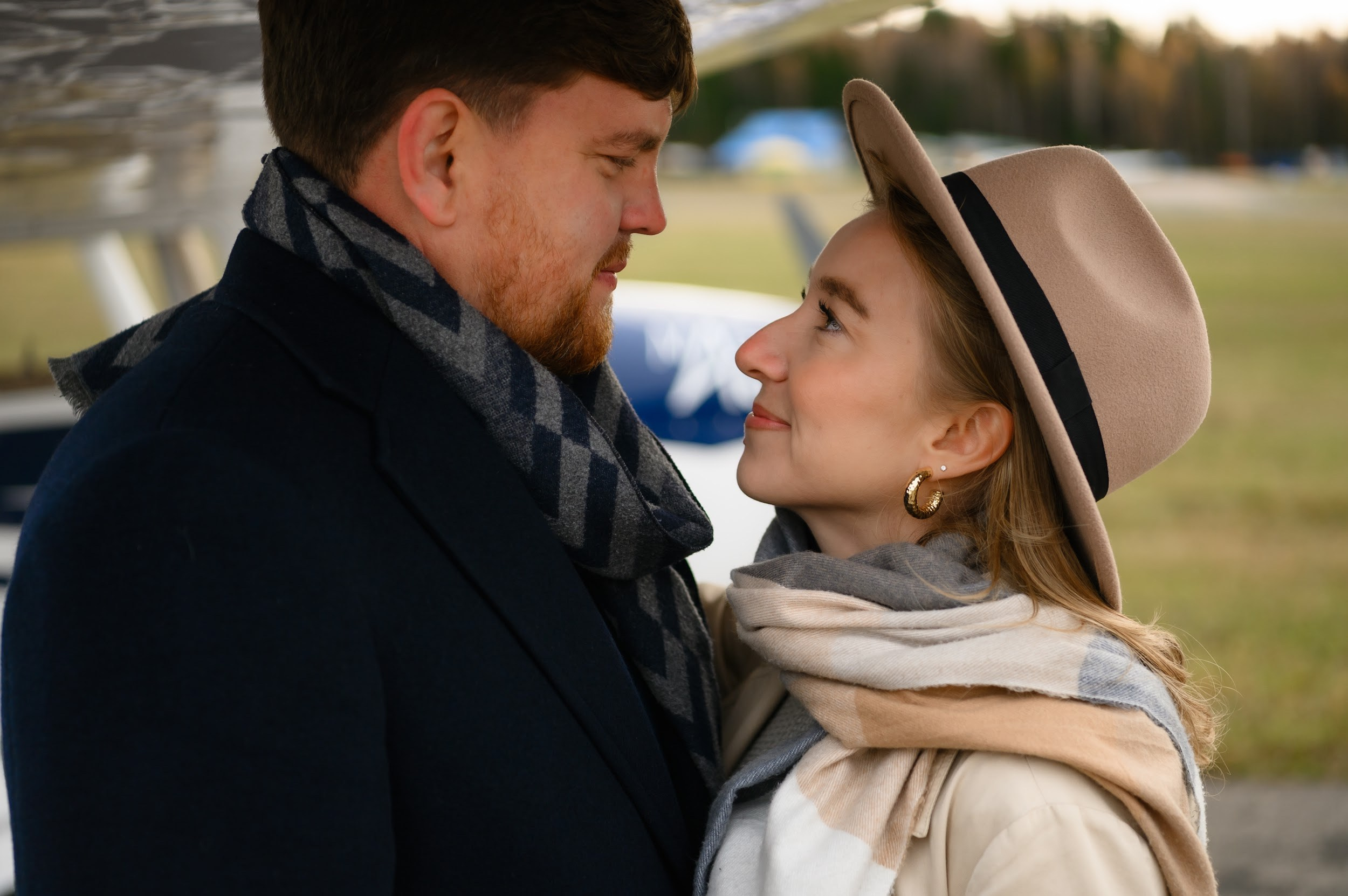 Love-story. Самолёт. Фотограф Марина Росси