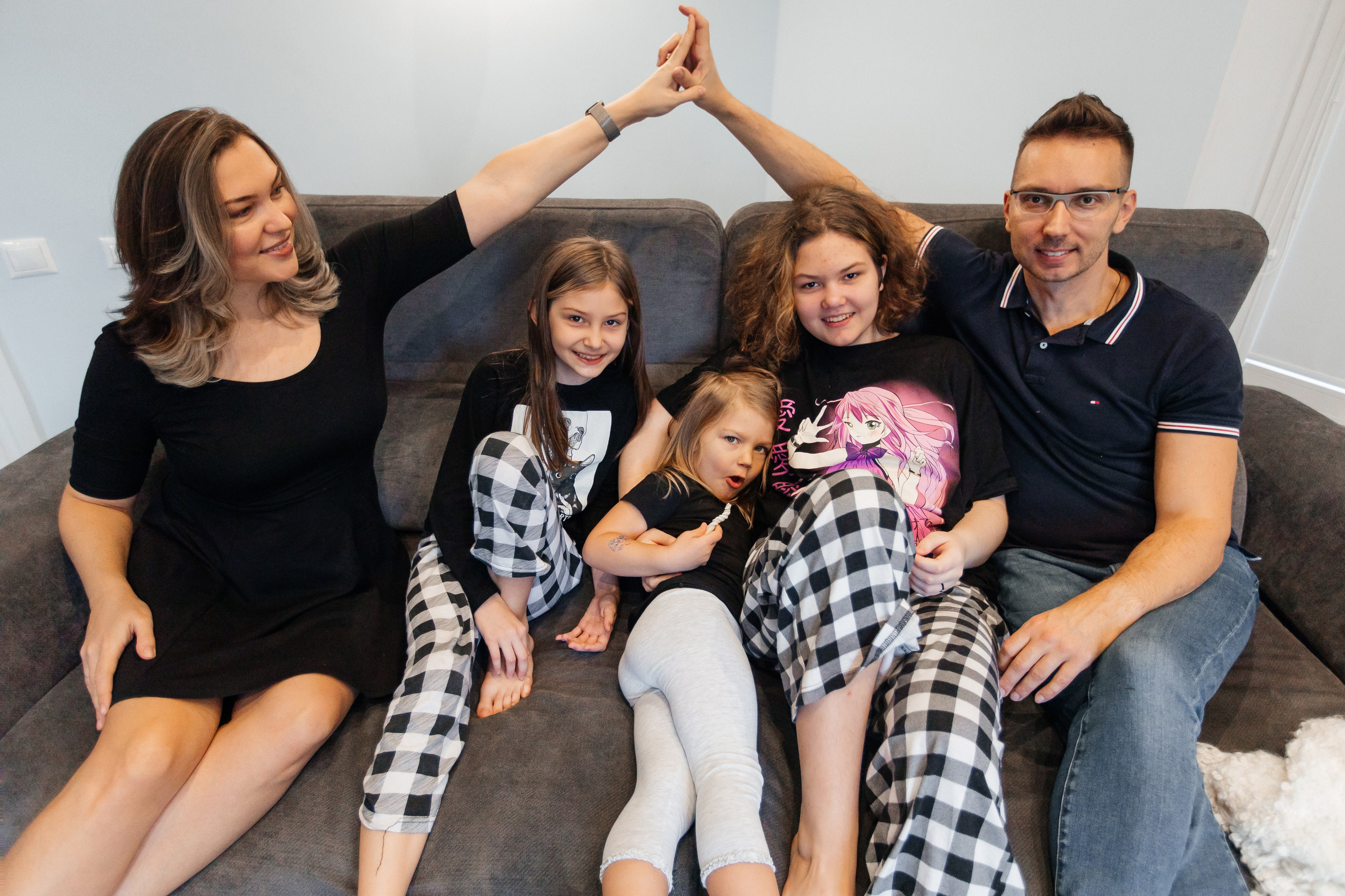 Игорь, Лера, Миля, Ксюша и Аня. Фотограф Таганрог Любимая Надя