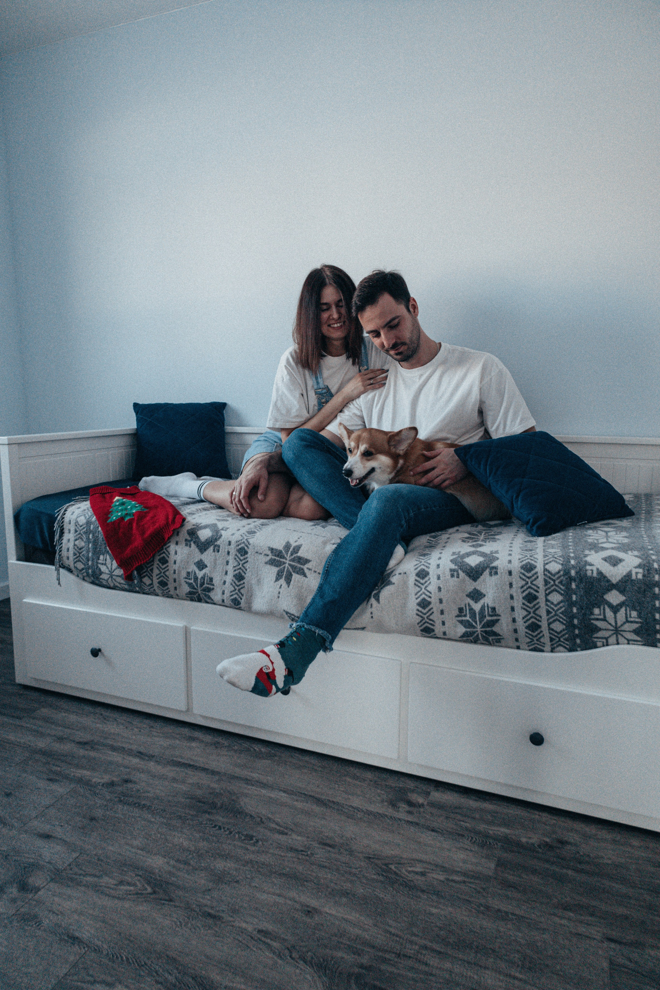 Кирилл, Настя и коржик Рико