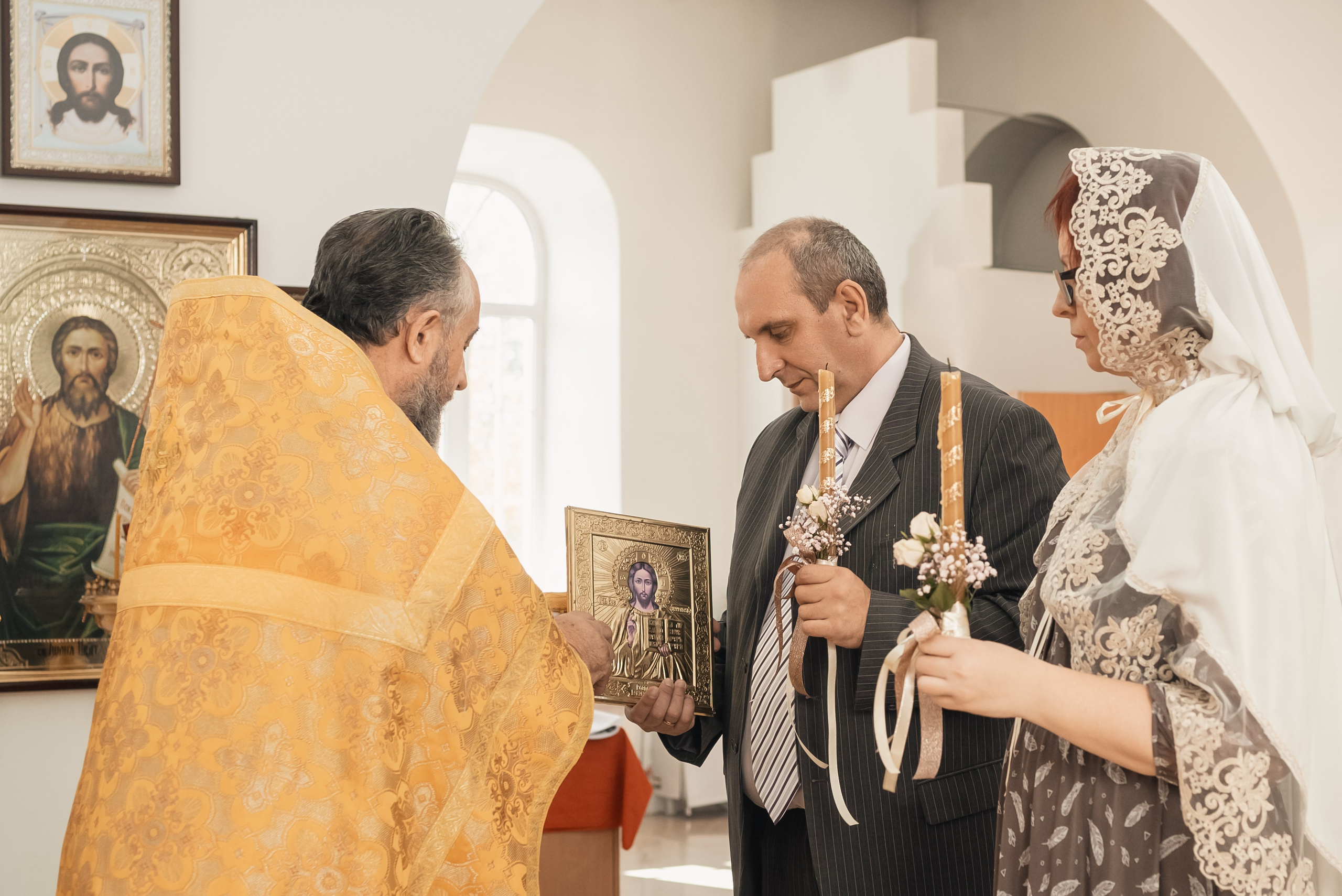 Венчание. С. Нежинка. Церковный фотограф на Таинство Крещения и Венчания в Оренбурге и Оренбургской области Екатерина Белкина